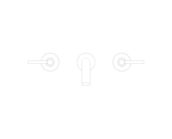 Product: ATRIO Three-hole basin mixer 1/2″ M-Size (20662DL0)