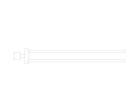 Product: ATRIO Towel bar (40888GN0)