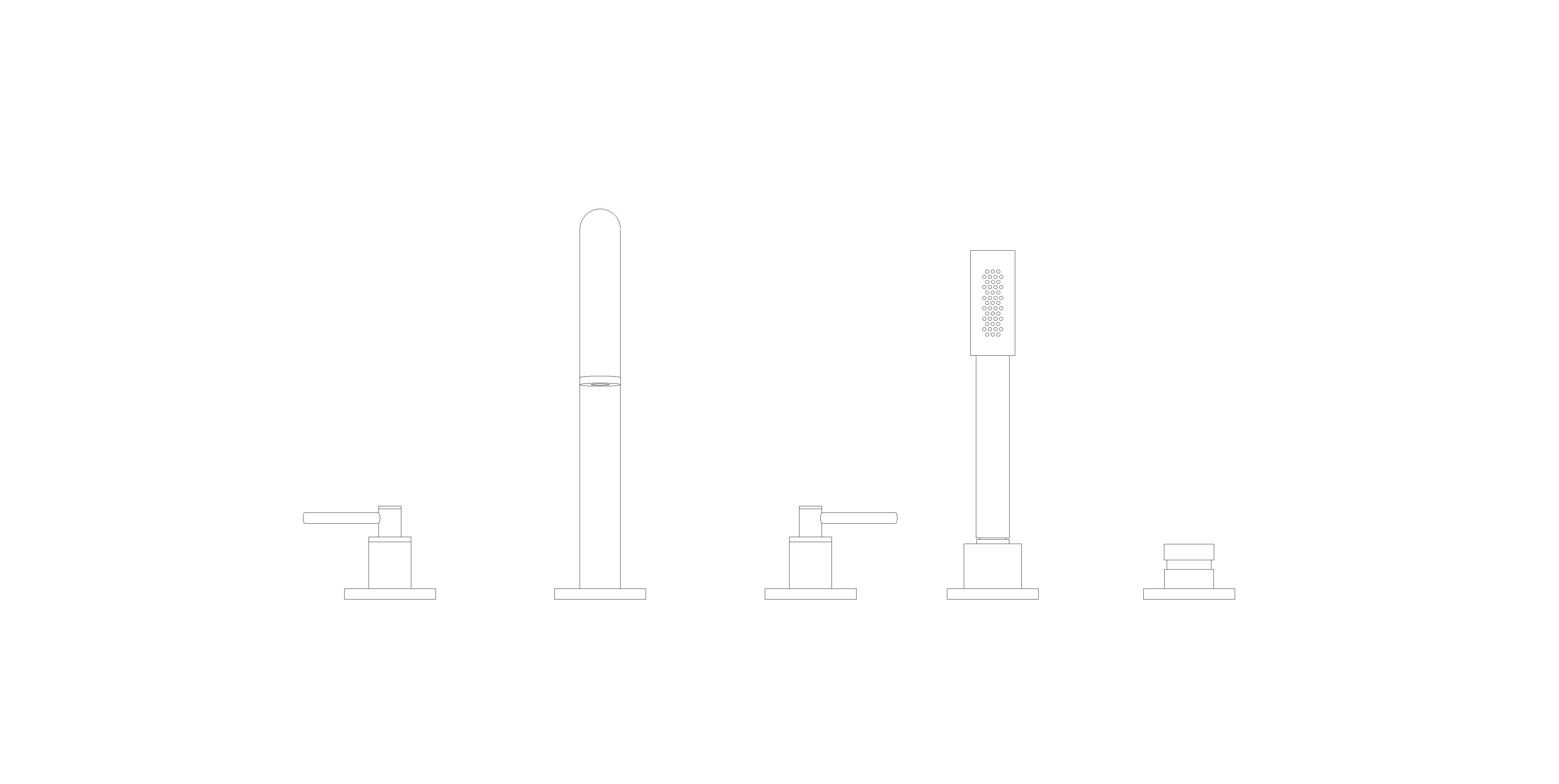 Product: ATRIO 5-hole bath/shower combination (29407DL0)