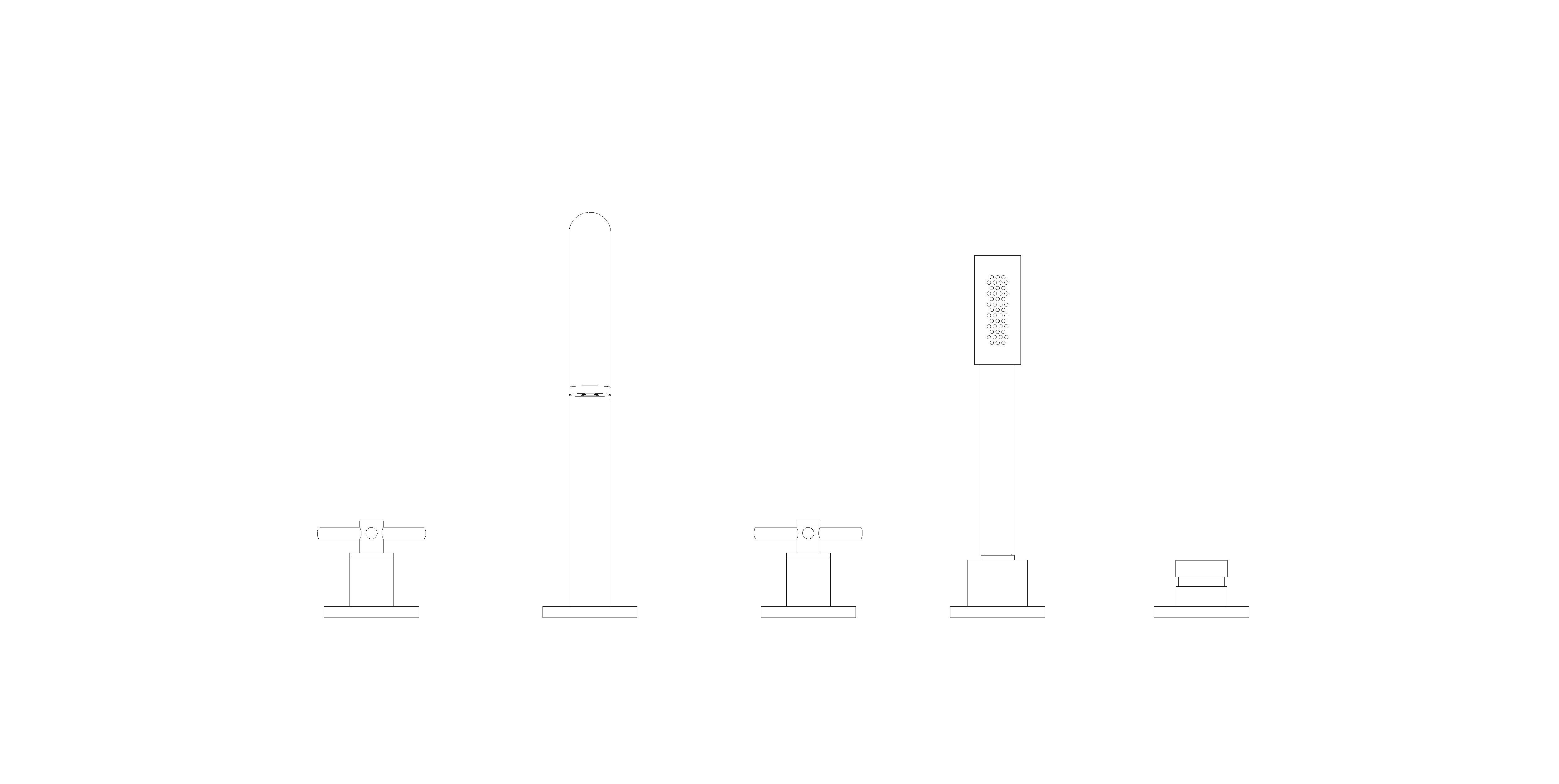 Product: ATRIO 5-hole bath/shower combination (29408DL0)