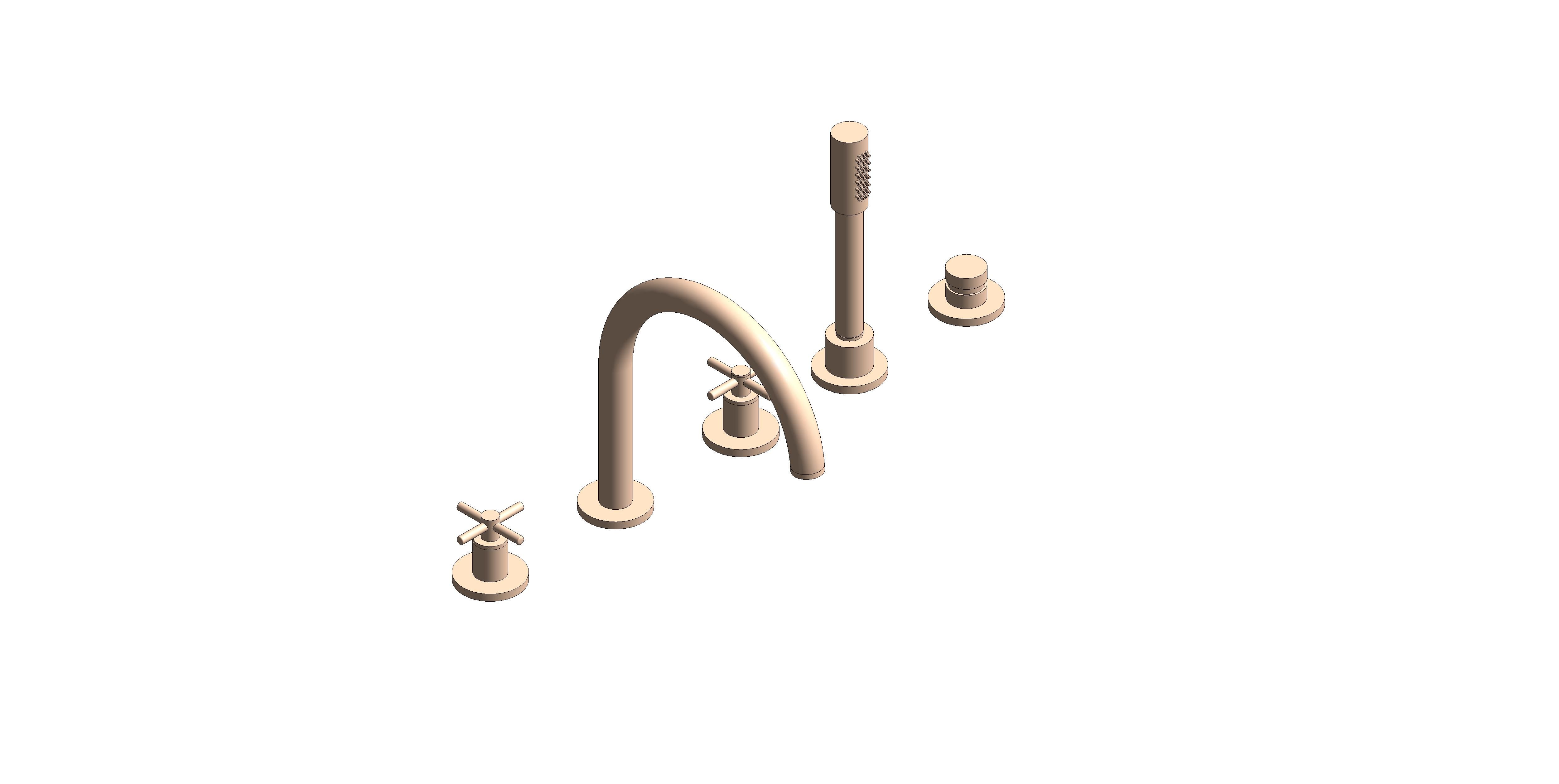 Product: ATRIO 5-hole bath/shower combination (29408DL0)