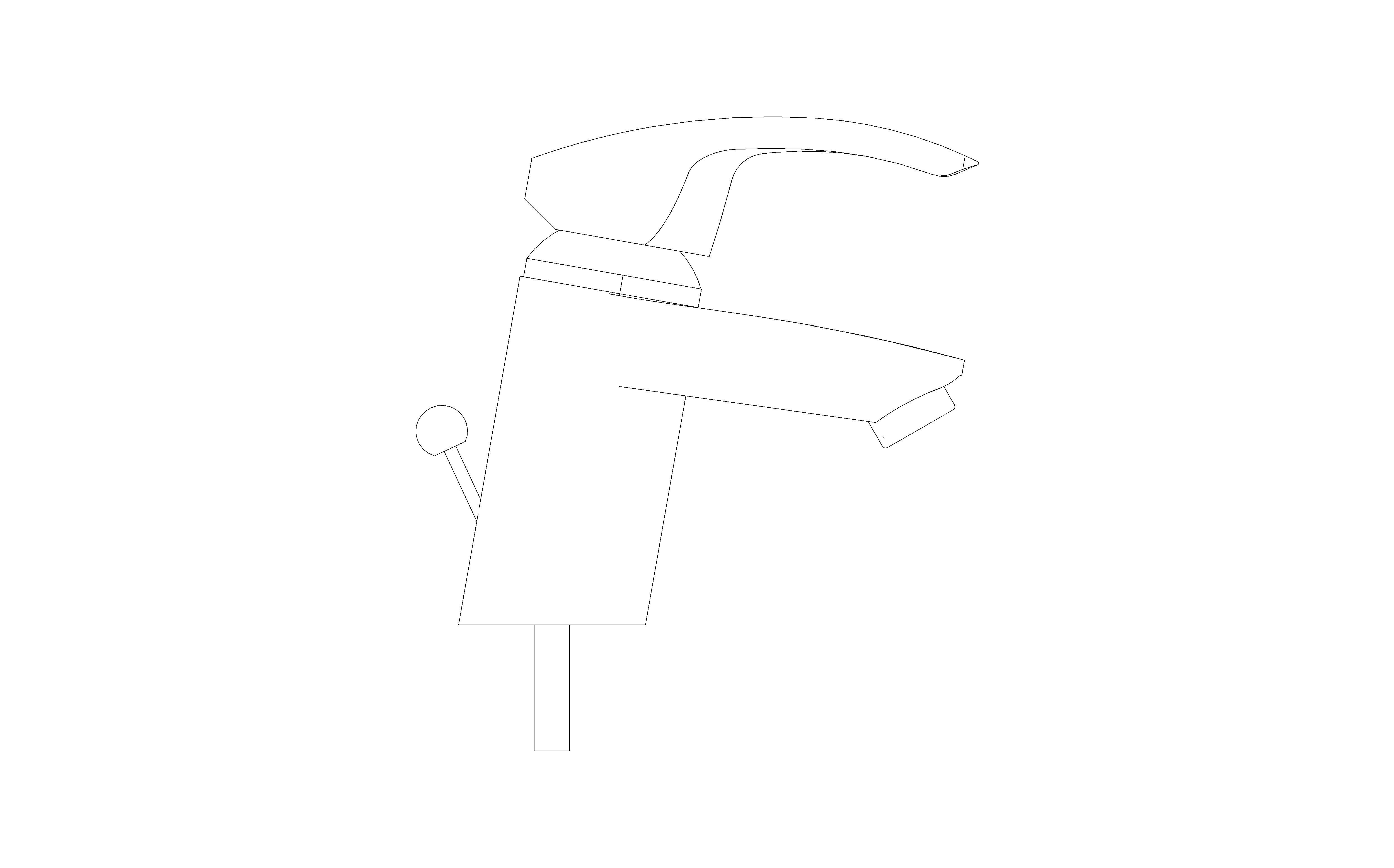 Product: Single Lever Basin Mixer (33265002)