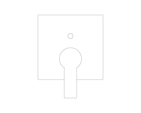 Product: ALLURE Single-Lever Mixer With 2-Way Diverter (19315DA1)