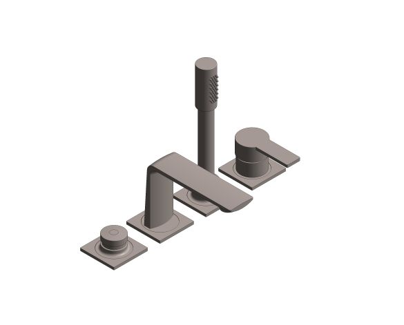 Product: ALLURE 4-Hole Single-Lever Bath Combination (19316AL1)
