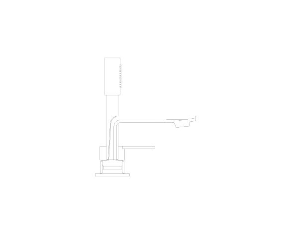 Product: ALLURE 4-Hole Single-Lever Bath Combination (19316AL1)