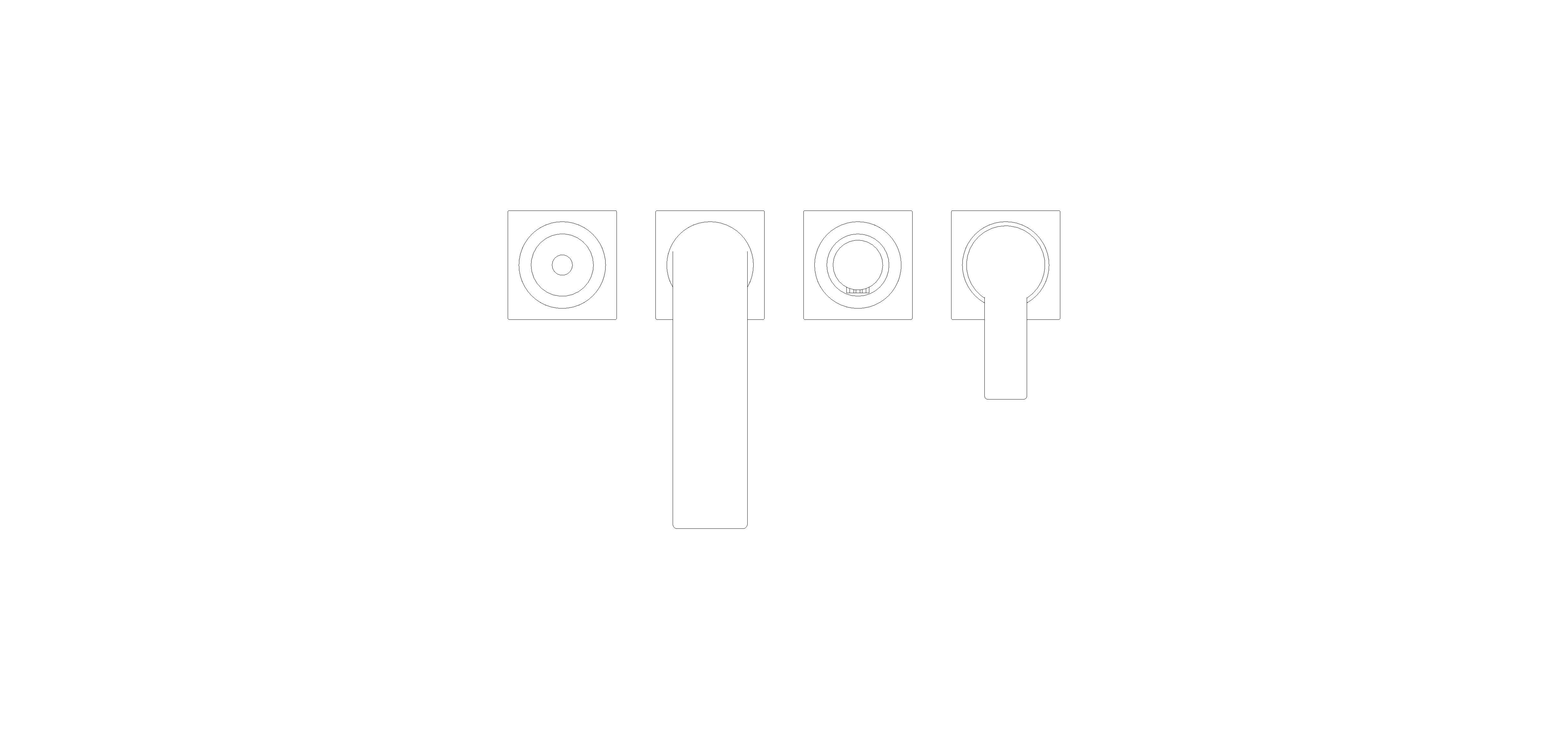 Product: ALLURE 4-Hole Single-Lever Bath Combination (19316AL1)