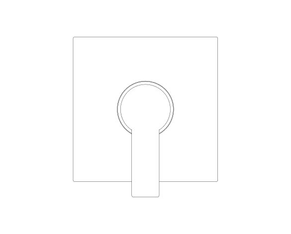 Product: ALLURE Single-Lever Shower Mixer Trim (19317DA1)