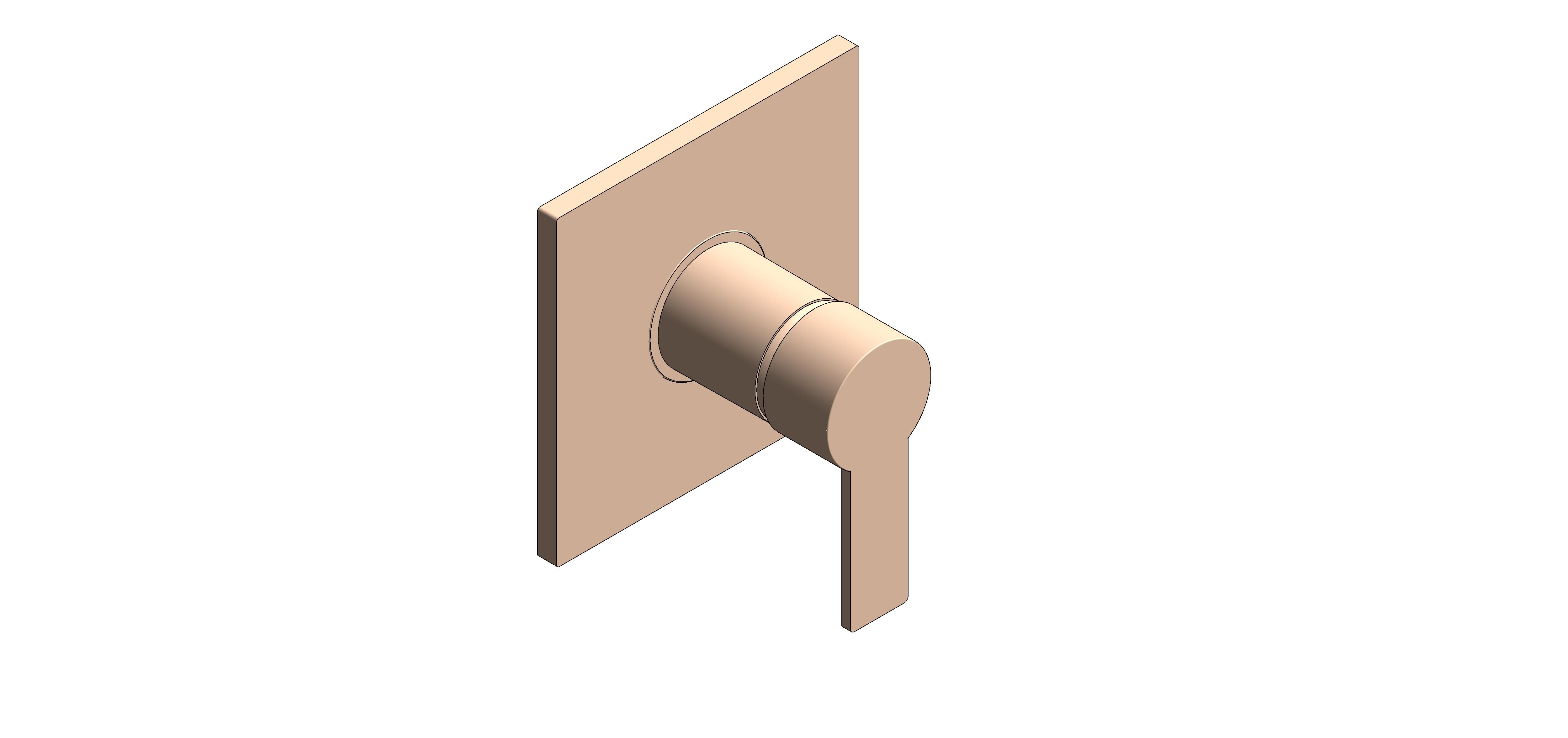 Product: ALLURE Single-Lever Shower Mixer Trim (19317DA1)
