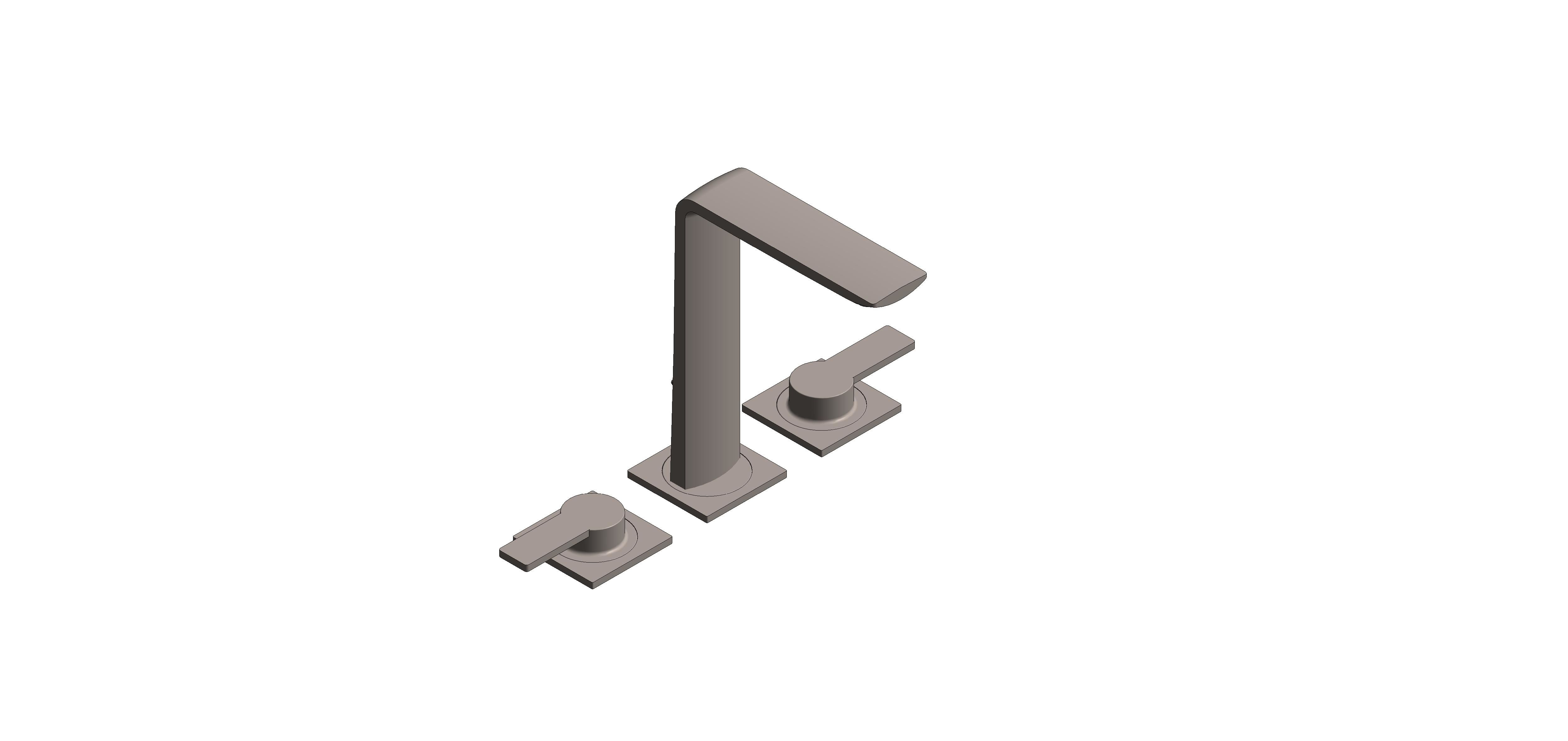 Product: ALLURE Three-Hole Basin Mixer 1/2″ M-Size (20188AL1)