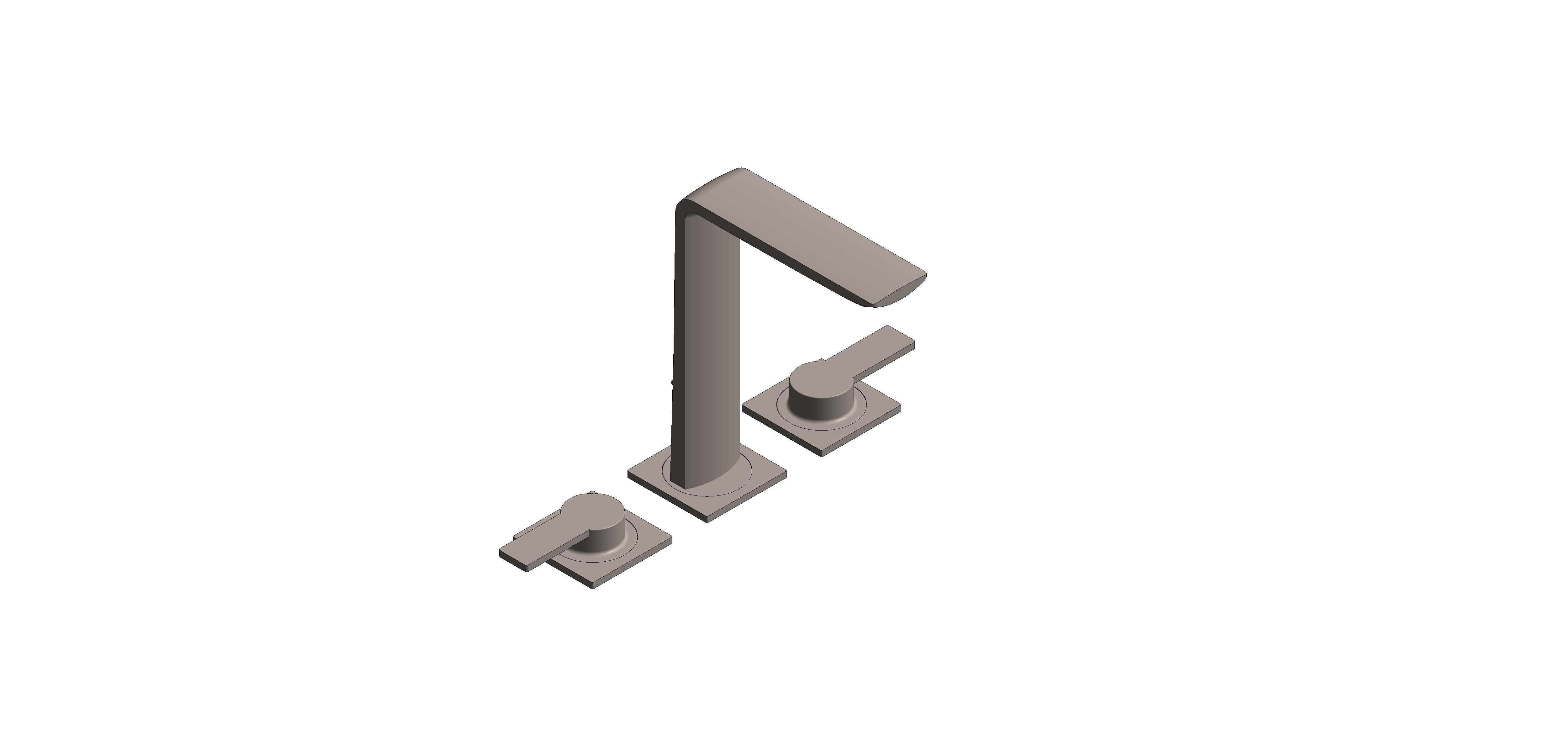 Product: ALLURE Three-Hole Basin Mixer 1/2″ M-Size (20188AL1)