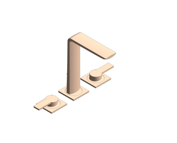 Product: ALLURE Three-Hole Basin Mixer 1/2″ M-Size (20188DA1)