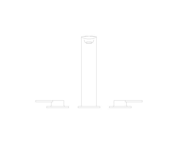 Product: ALLURE Three-Hole Basin Mixer 1/2″ M-Size (20188DC1)