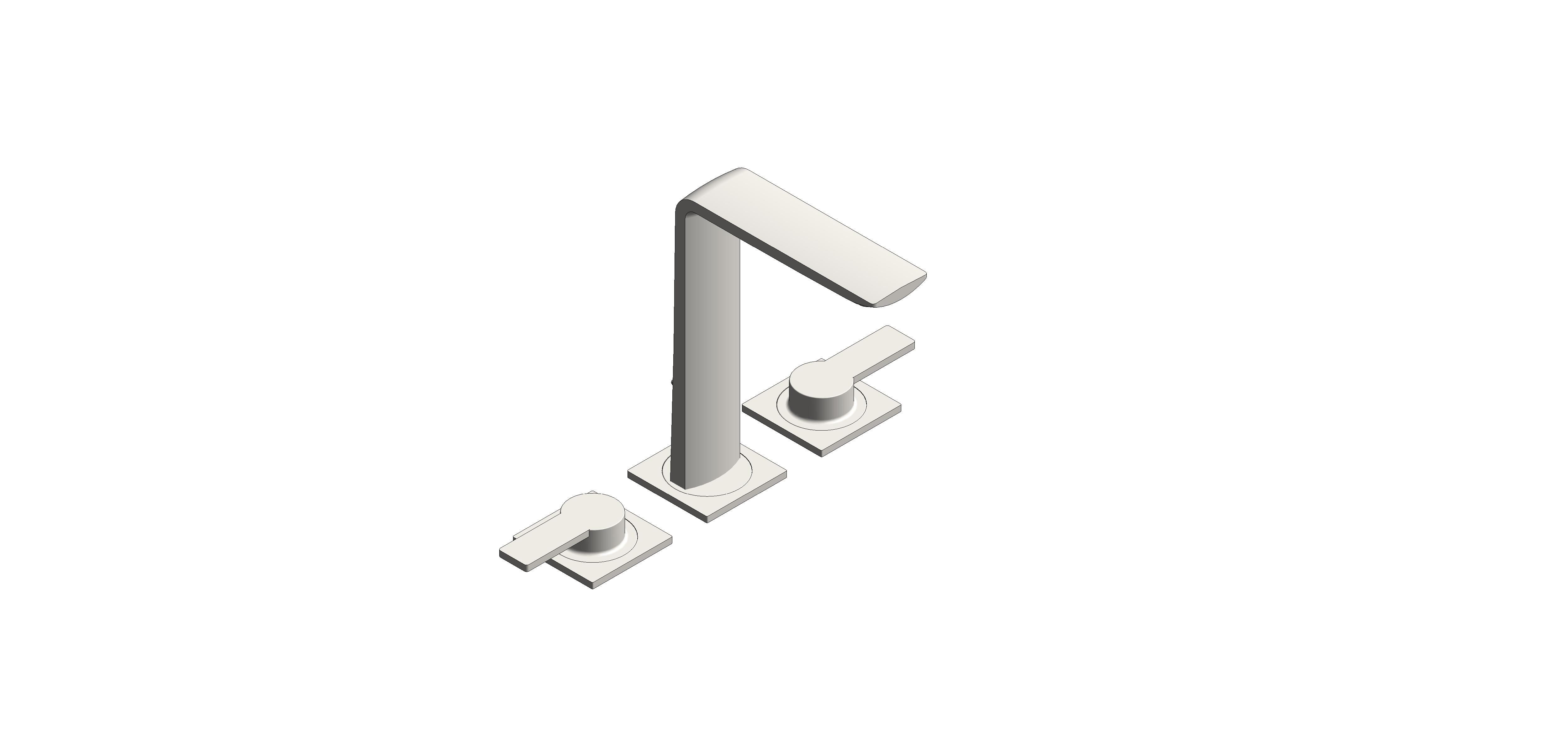 Product: ALLURE Three-Hole Basin Mixer 1/2″ M-Size (20188DC1)