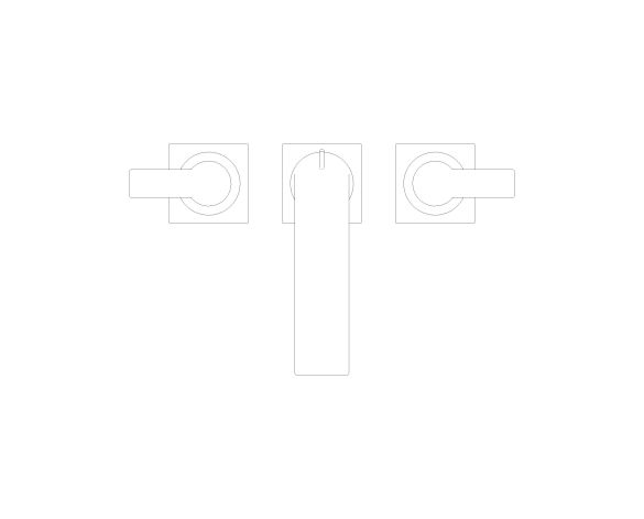 Product: ALLURE Three-Hole Basin Mixer 1/2″ M-Size (20188DC1)