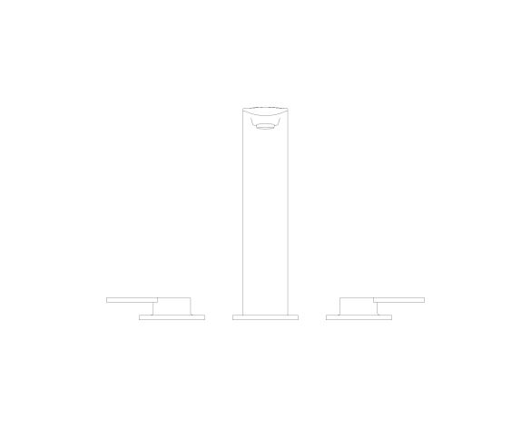 Product: ALLURE Three-Hole Basin Mixer 1/2″ M-Size (20188GL1)