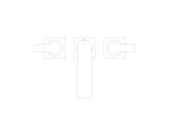 Product: ALLURE Three-Hole Basin Mixer 1/2″ M-Size (20188GL1)