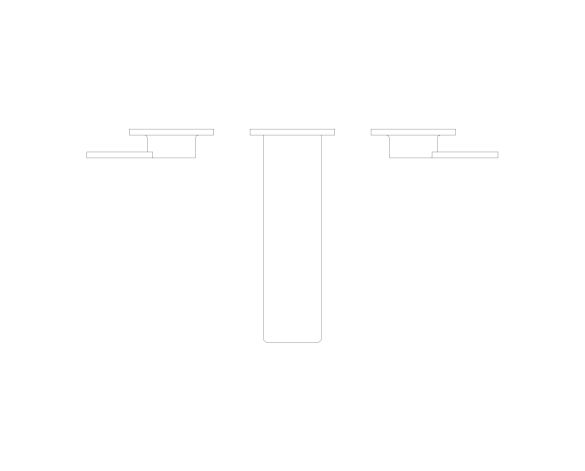 Product: ALLURE Three-Hole Basin Mixer 1/2″ S-Size (20189AL2)