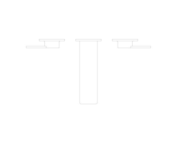 Product: ALLURE Three-Hole Basin Mixer 1/2″ S-Size (20189DA2)