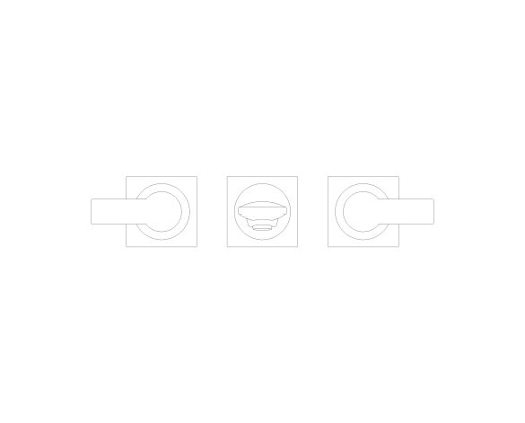 Product: ALLURE Three-Hole Basin Mixer 1/2″ M-Size (20193DA2)