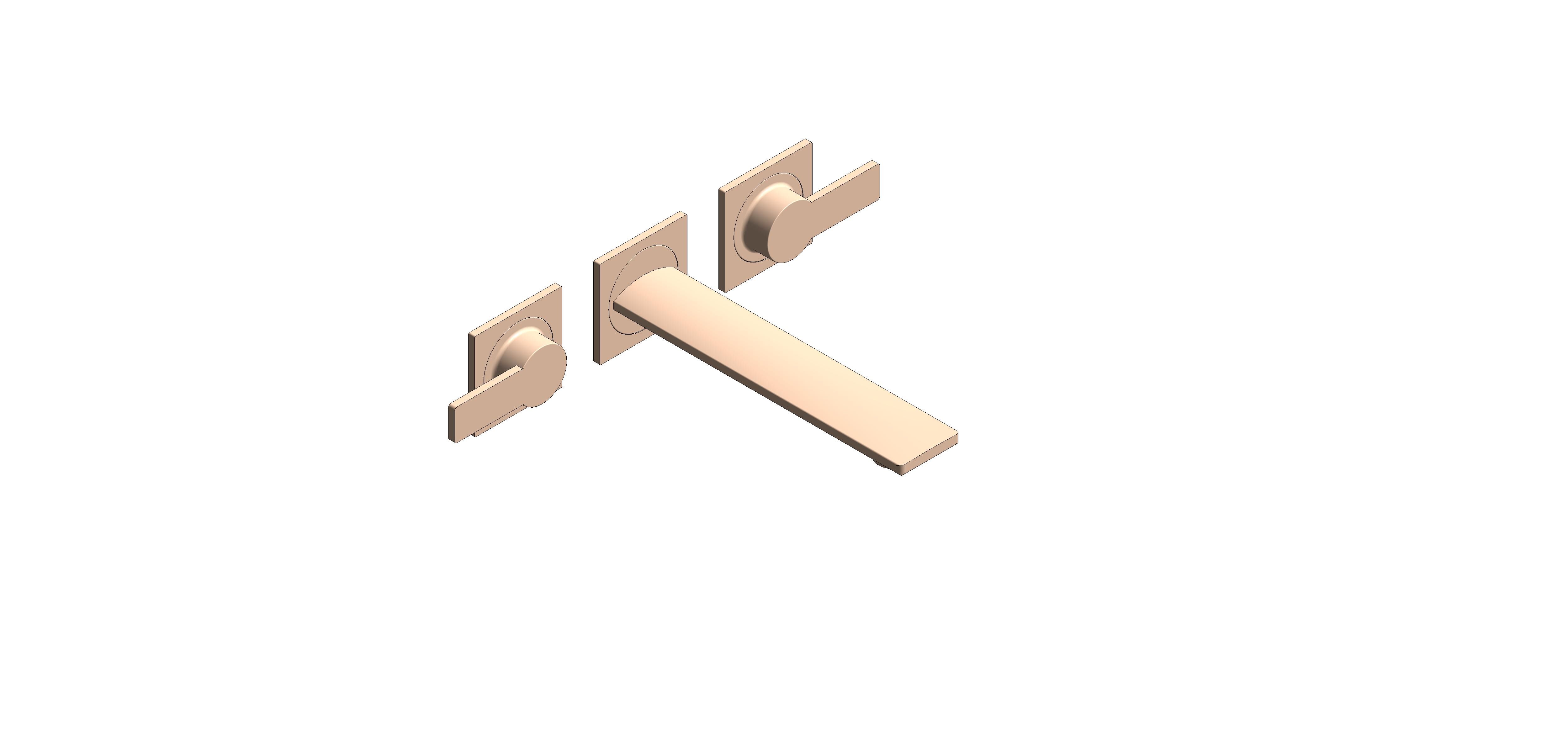 Product: ALLURE Three-Hole Basin Mixer 1/2″ M-Size (20193DA2)