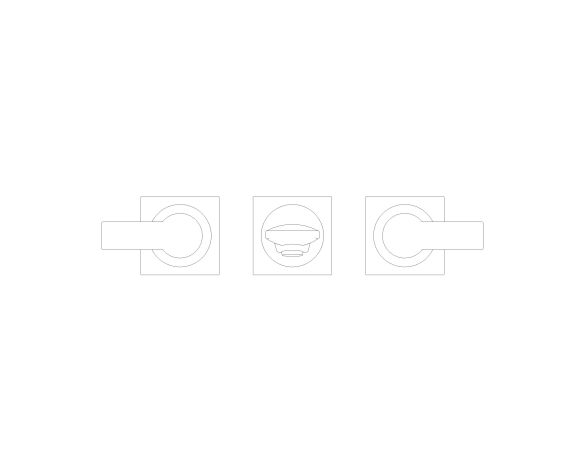 Product: ALLURE Three-Hole Basin Mixer 1/2″ M-Size (20193DC2)