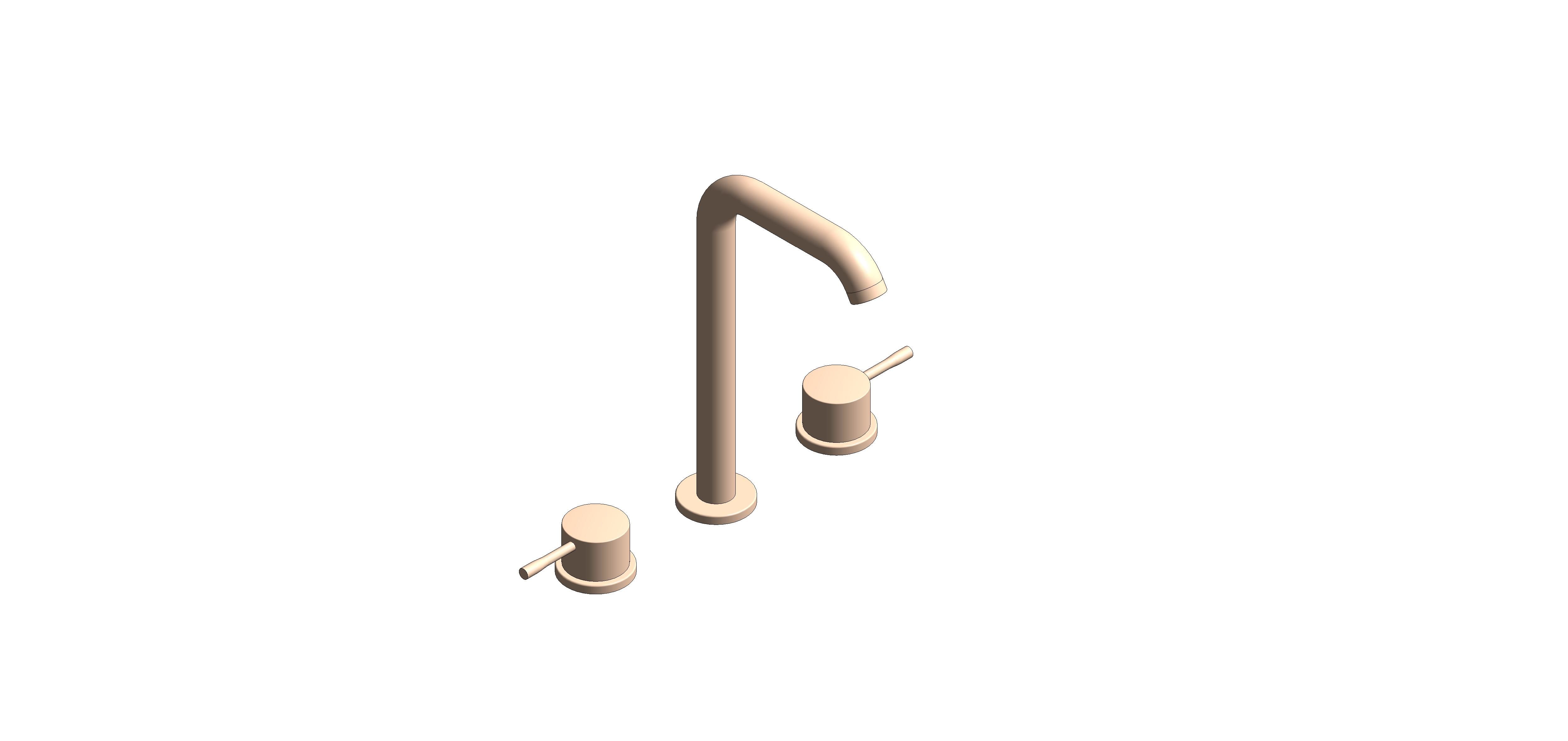 Product: ALLURE Three-Hole Basin Mixer 1/2″ L-Size (20299DA1)