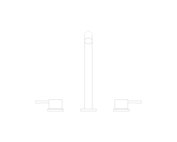 Product: ALLURE Three-Hole Basin Mixer 1/2″ L-Size (20299DL1)