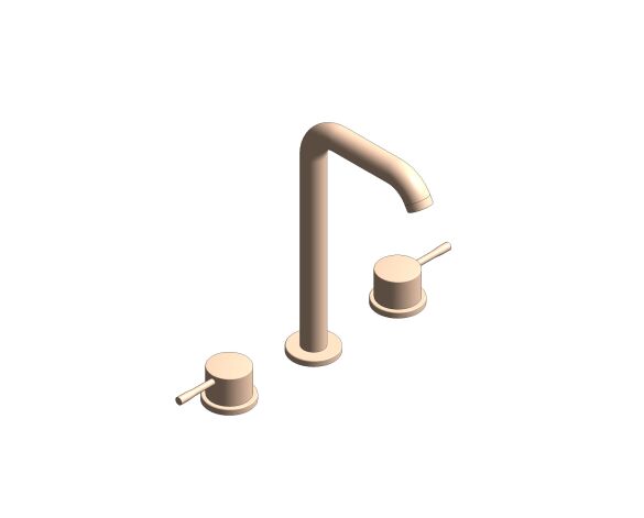 Product: ALLURE Three-Hole Basin Mixer 1/2″ L-Size (20299DL1)