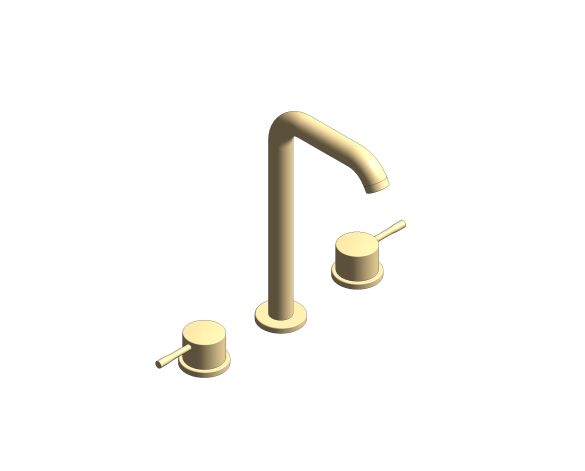 Product: ALLURE Three-Hole Basin Mixer 1/2″ L-Size (20299GL1)