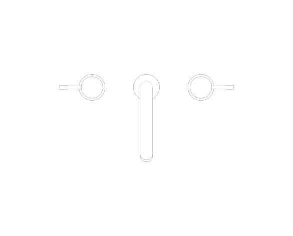 Product: ALLURE Three-Hole Basin Mixer 1/2″ L-Size (20299GL1)