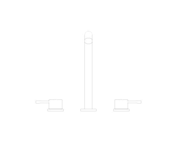Product: ALLURE Three-Hole Basin Mixer 1/2″ L-Size (20299GN1)