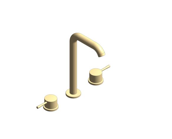 Product: ALLURE Three-Hole Basin Mixer 1/2″ L-Size (20299GN1)