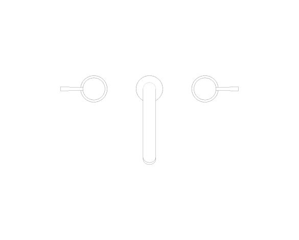 Product: ALLURE Three-Hole Basin Mixer 1/2″ L-Size (20299GN1)