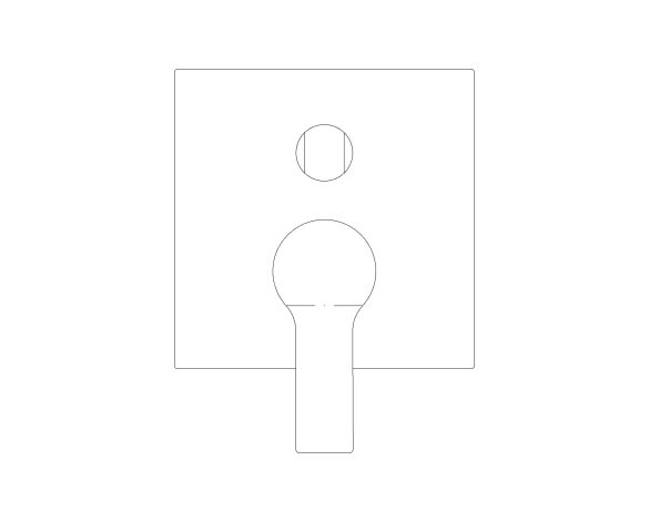 Product: ALLURE Single-lever mixer with 3-way diverter (29176DA1)