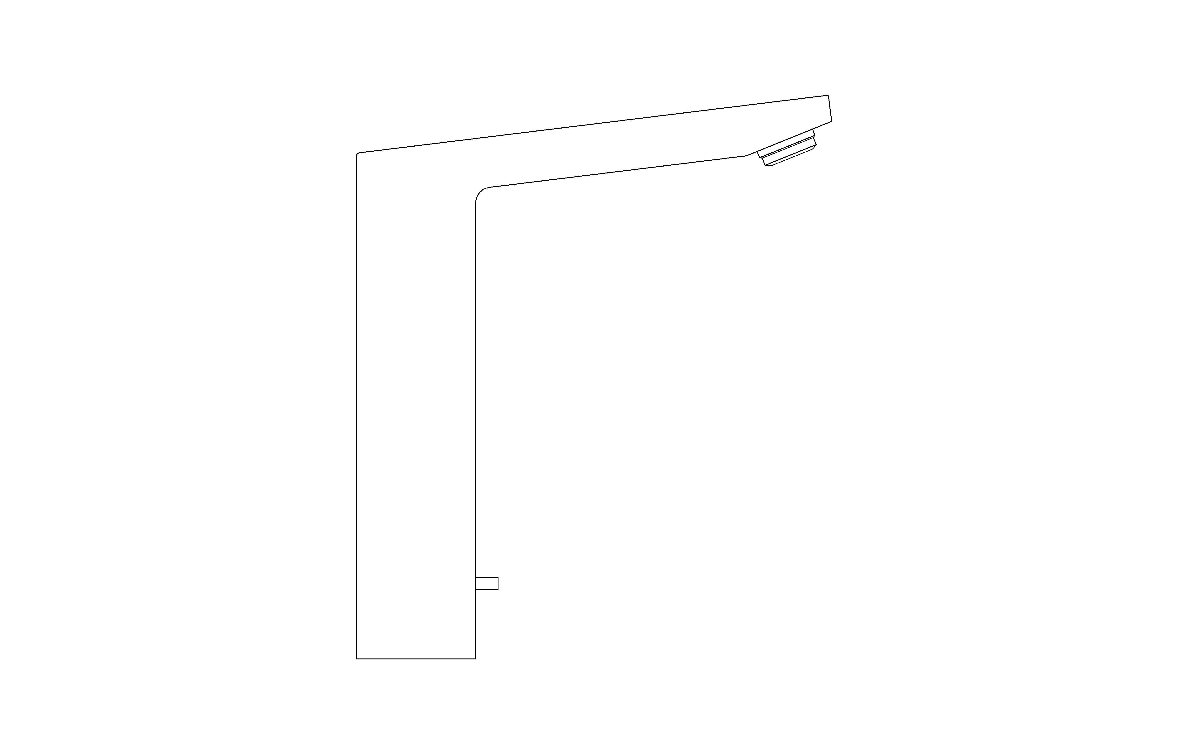 Product: EUROCUBE E Infra-Red Electronic Basin Mixer (36441DC0)