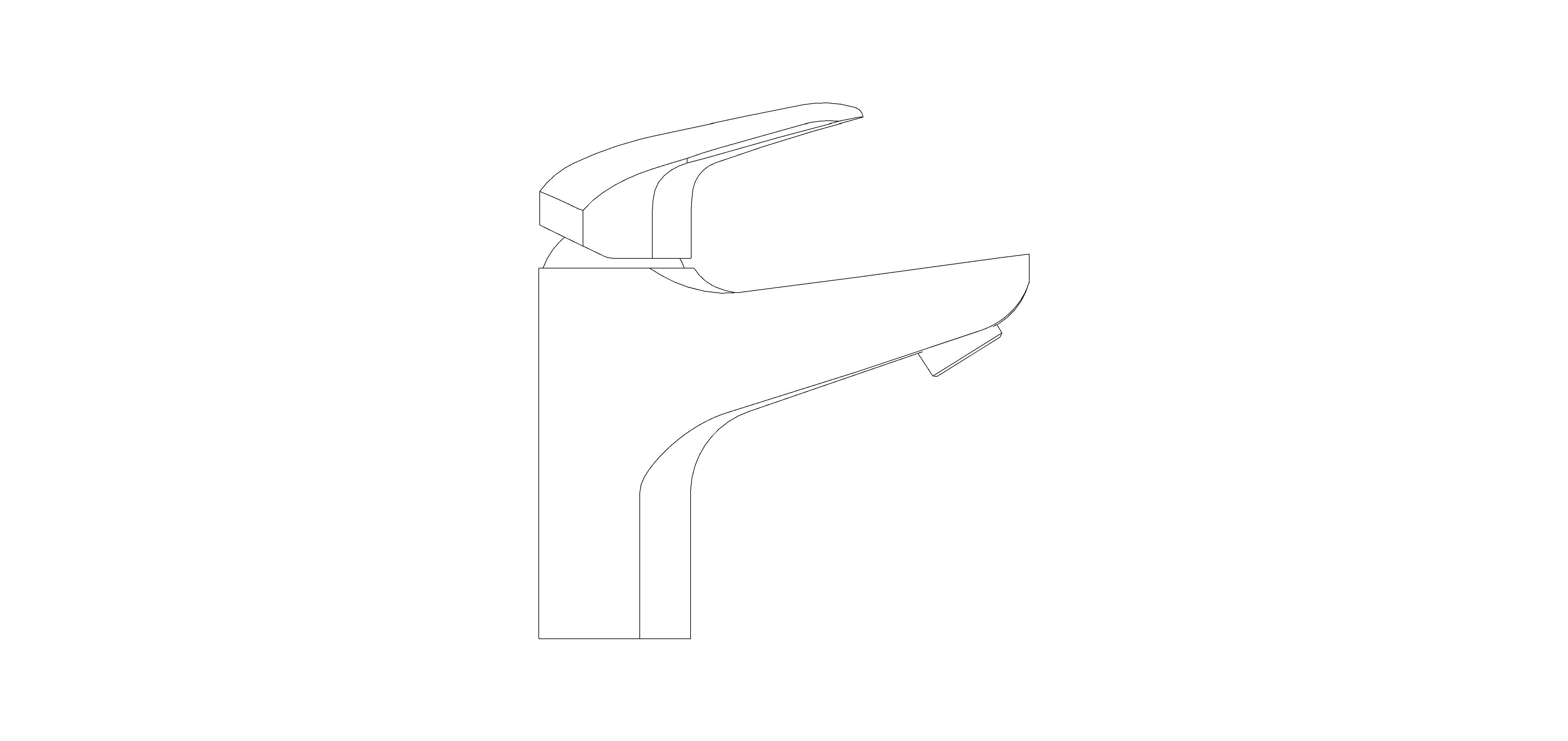 Product: EURO ECO Single Lever Mixer (24261001)