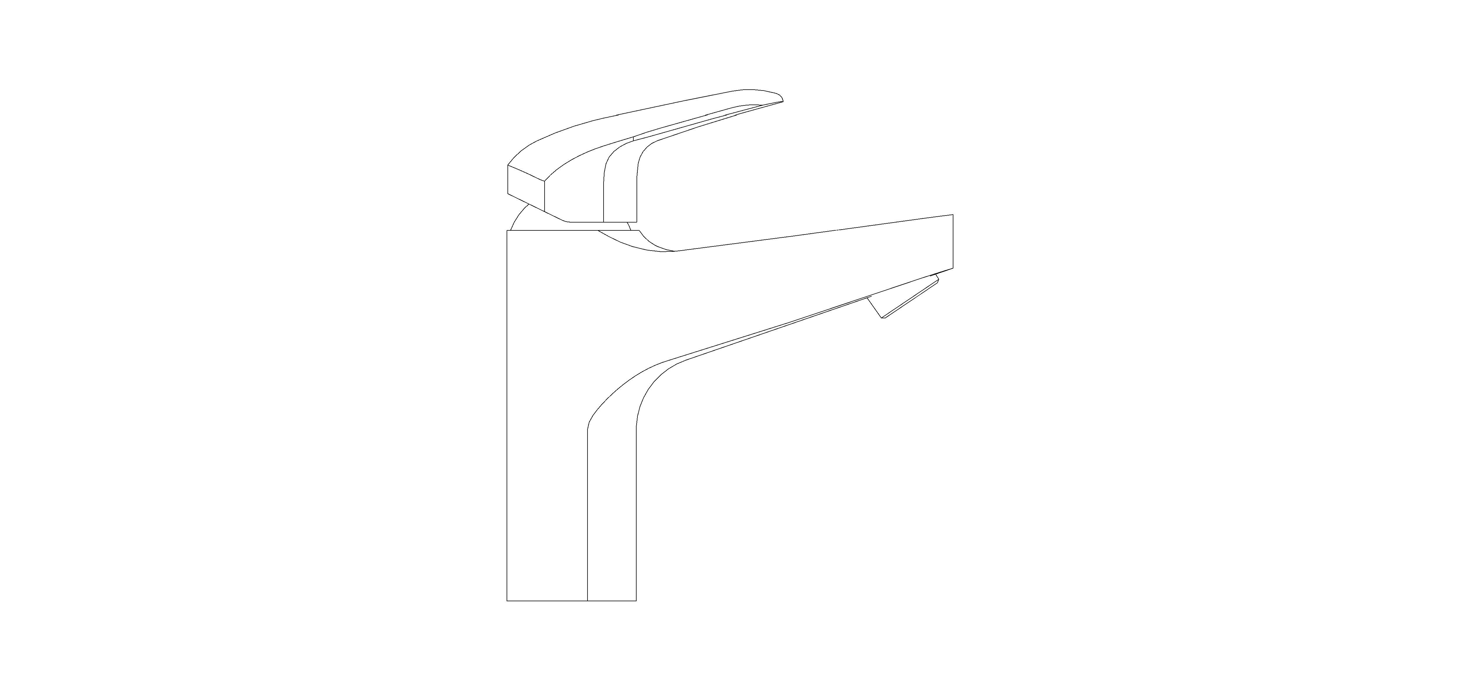 Product: EURO ECO Single Lever Mixer (24266001)