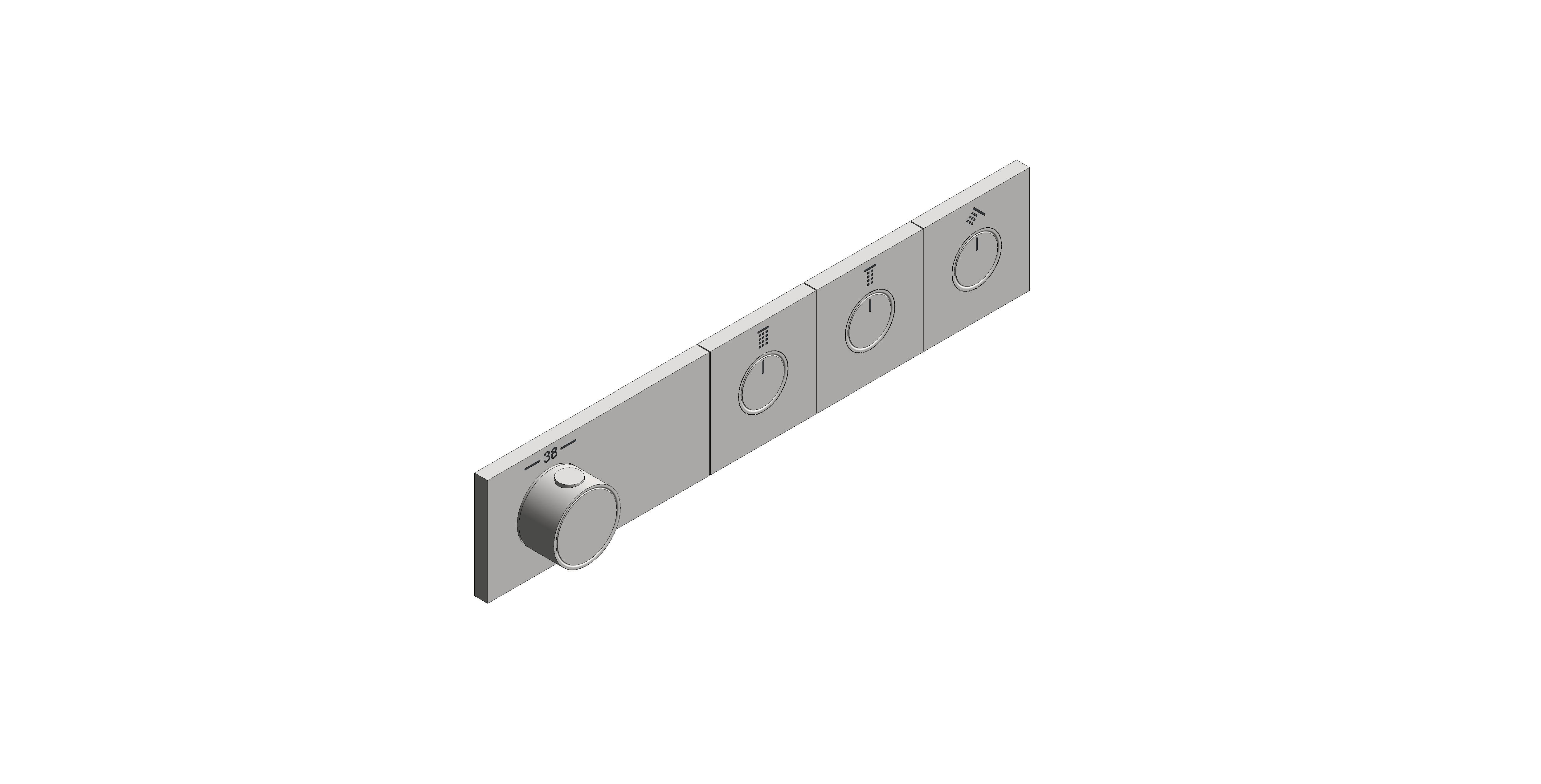 Product: GROTHERM AQUA TILES Thermostat (1068660000)