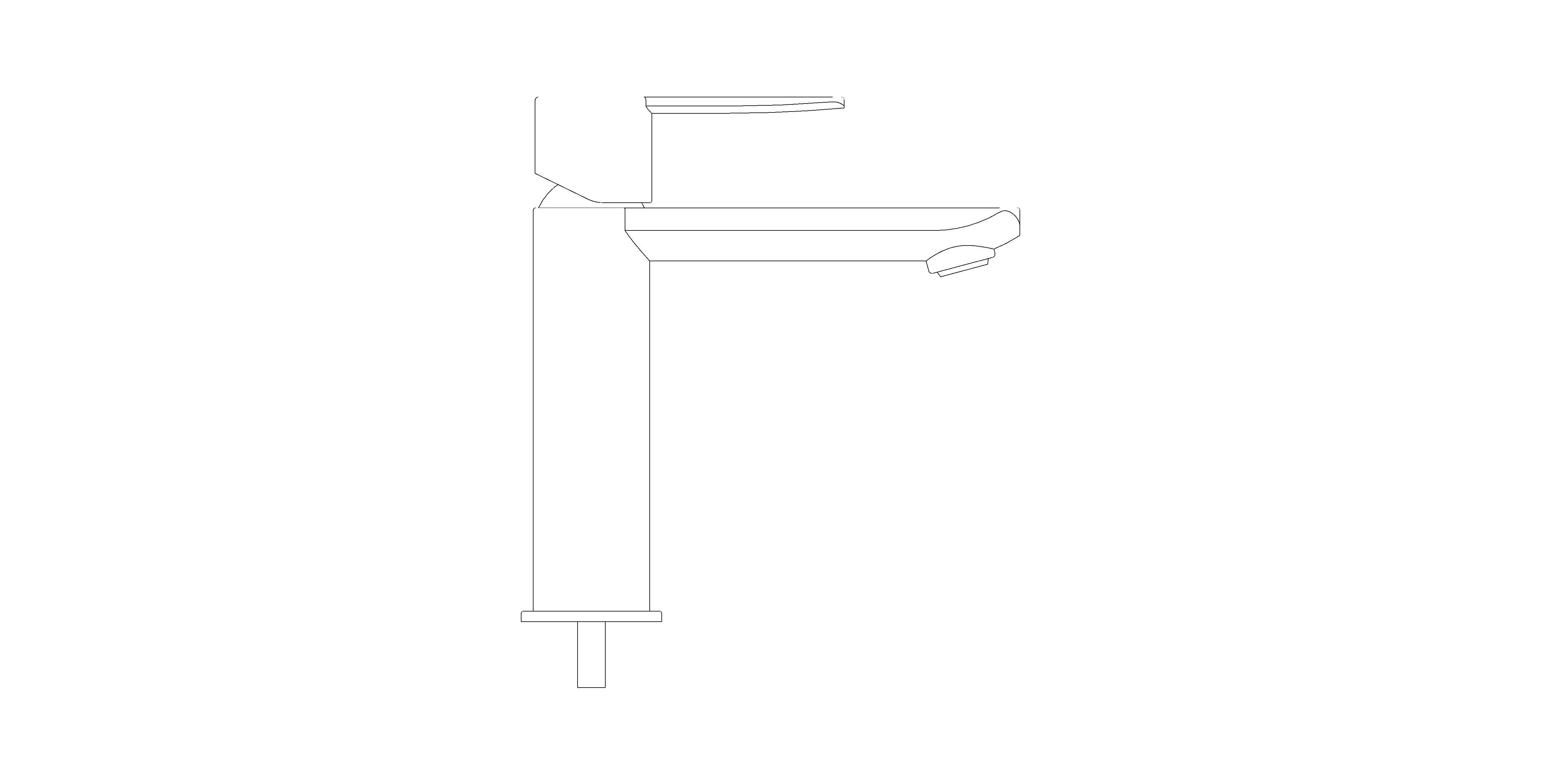 Product: LINEARE Single Lever Basin Mixer (23106GN1)