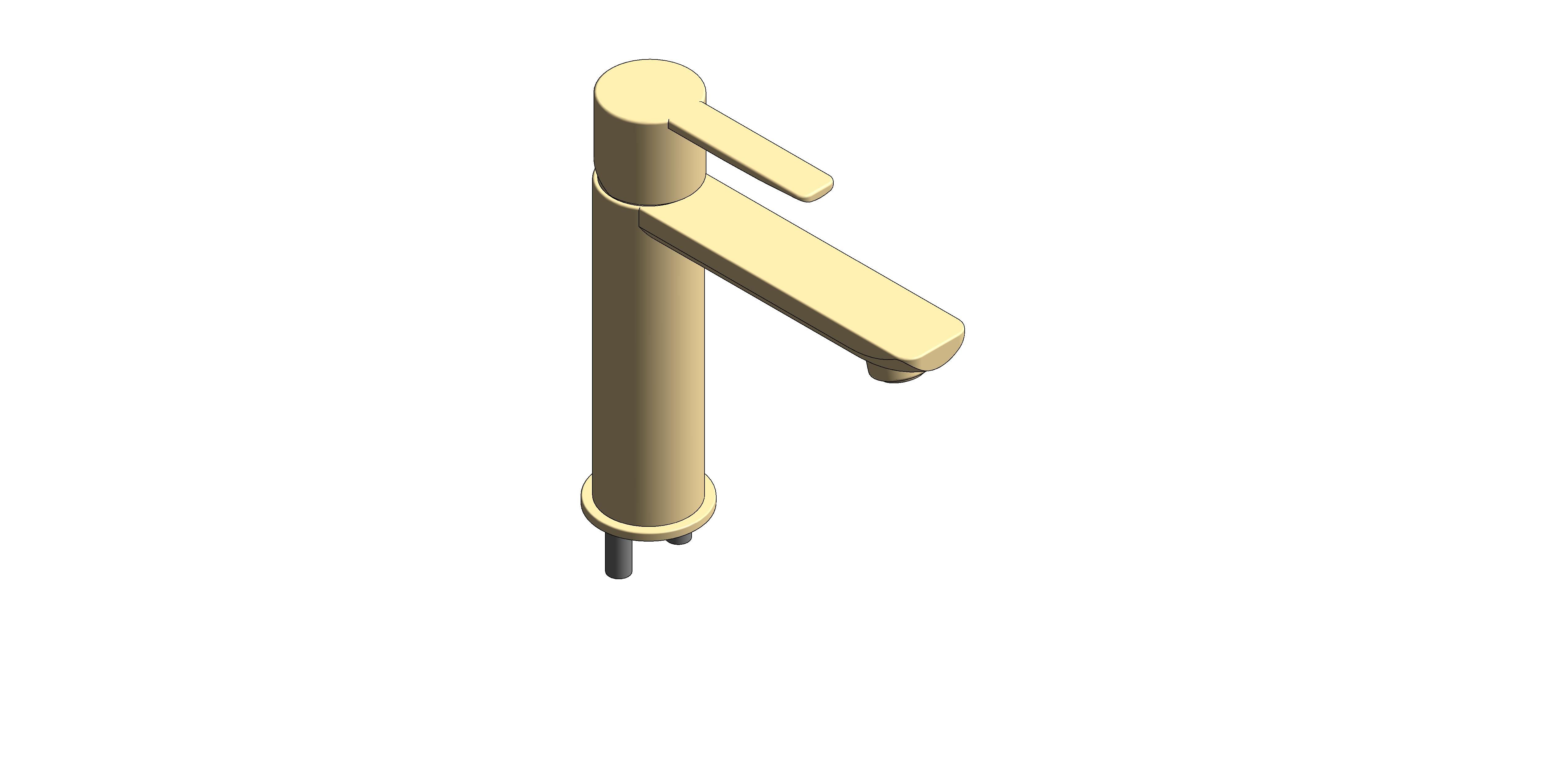 Product: LINEARE Single Lever Basin Mixer (23106GN1)
