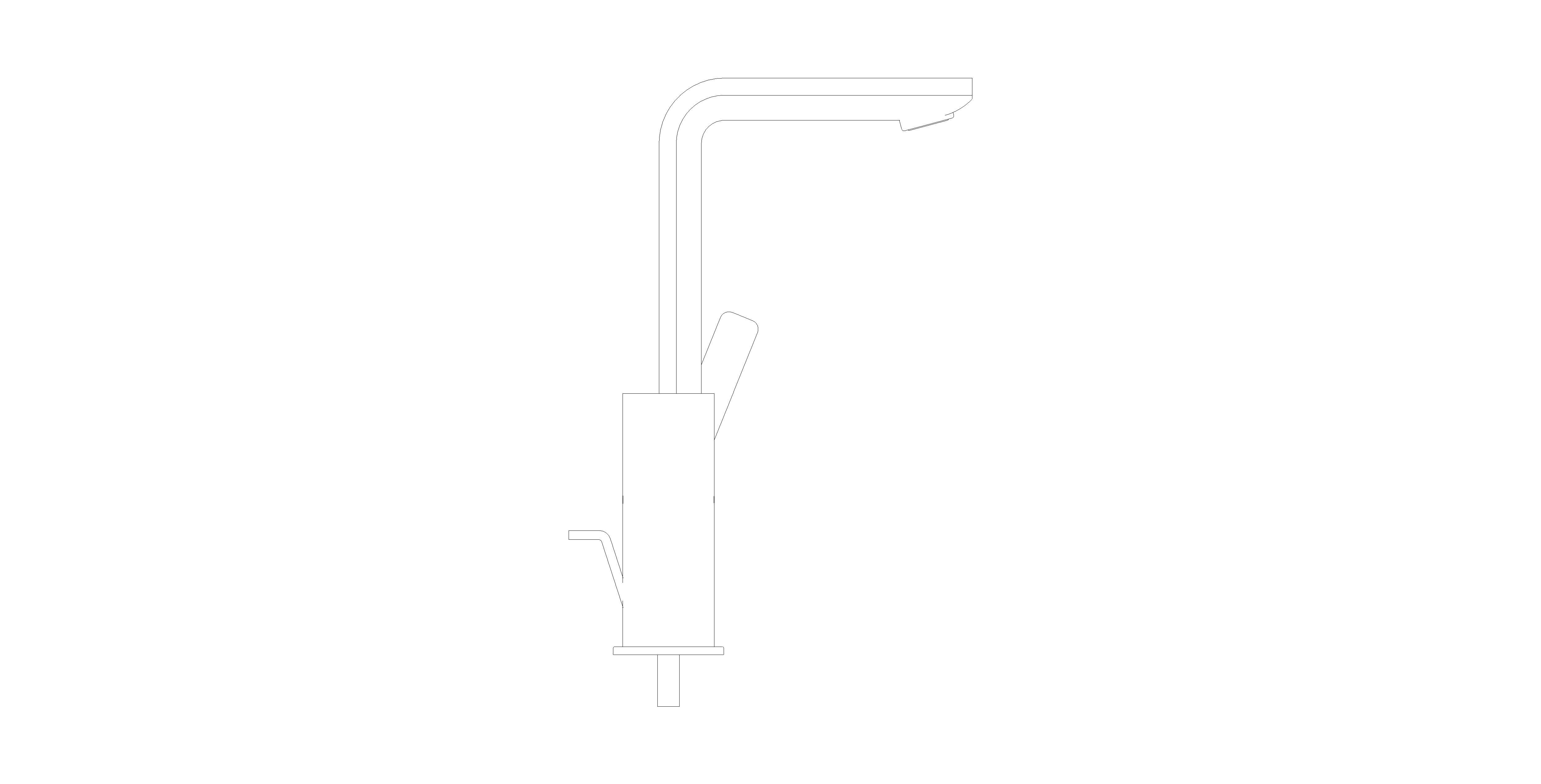 Product: LINEARE Single Lever Basin mixer (23296GN1)