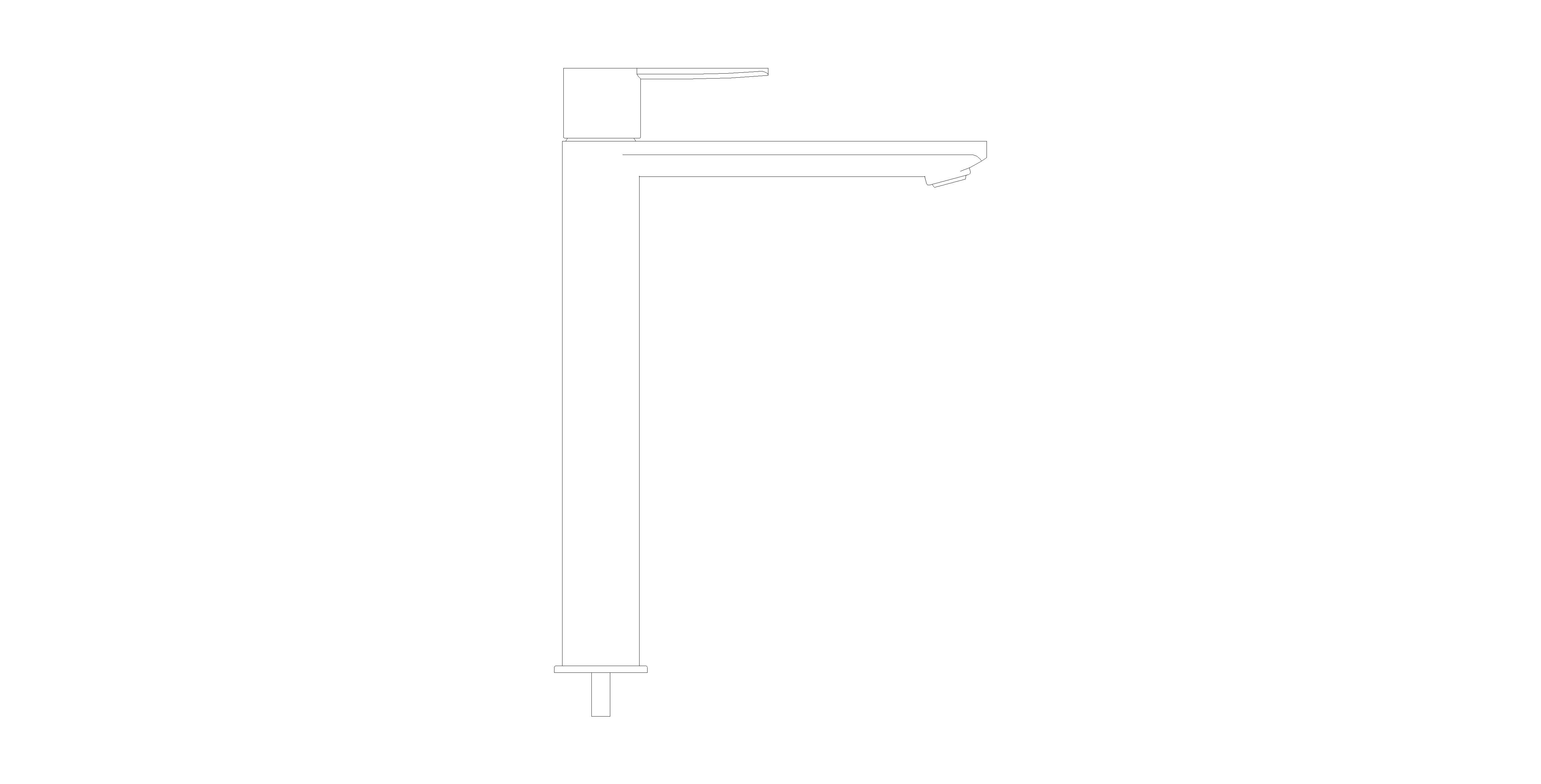 Product: LINEARE Single Lever Basin mixer (23405DL1)