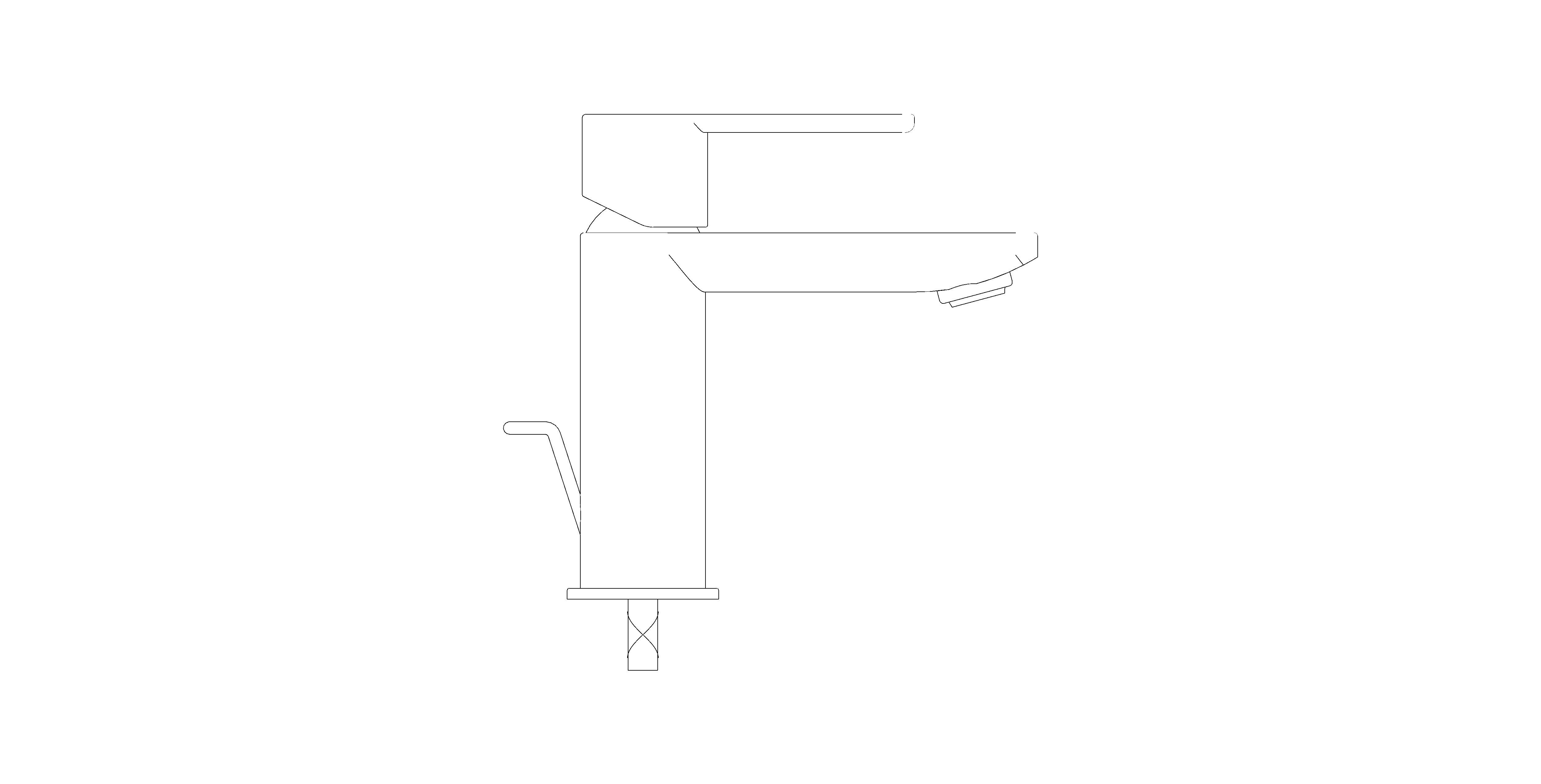 Product: LINEARE Single Lever Basin Mixer (23790DL1)