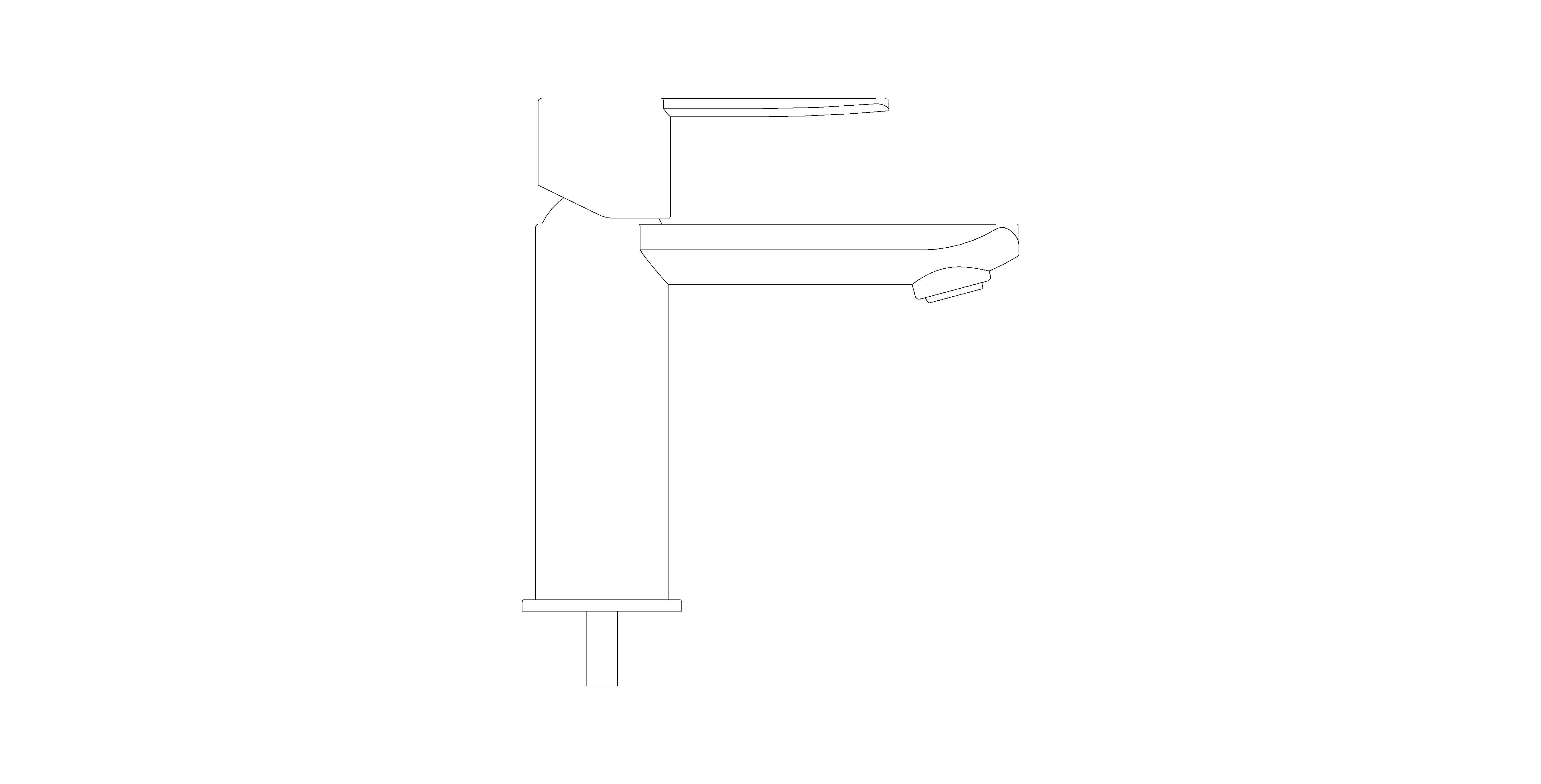 Product: LINEARE Single Lever Basin Mixer (23791DL1)