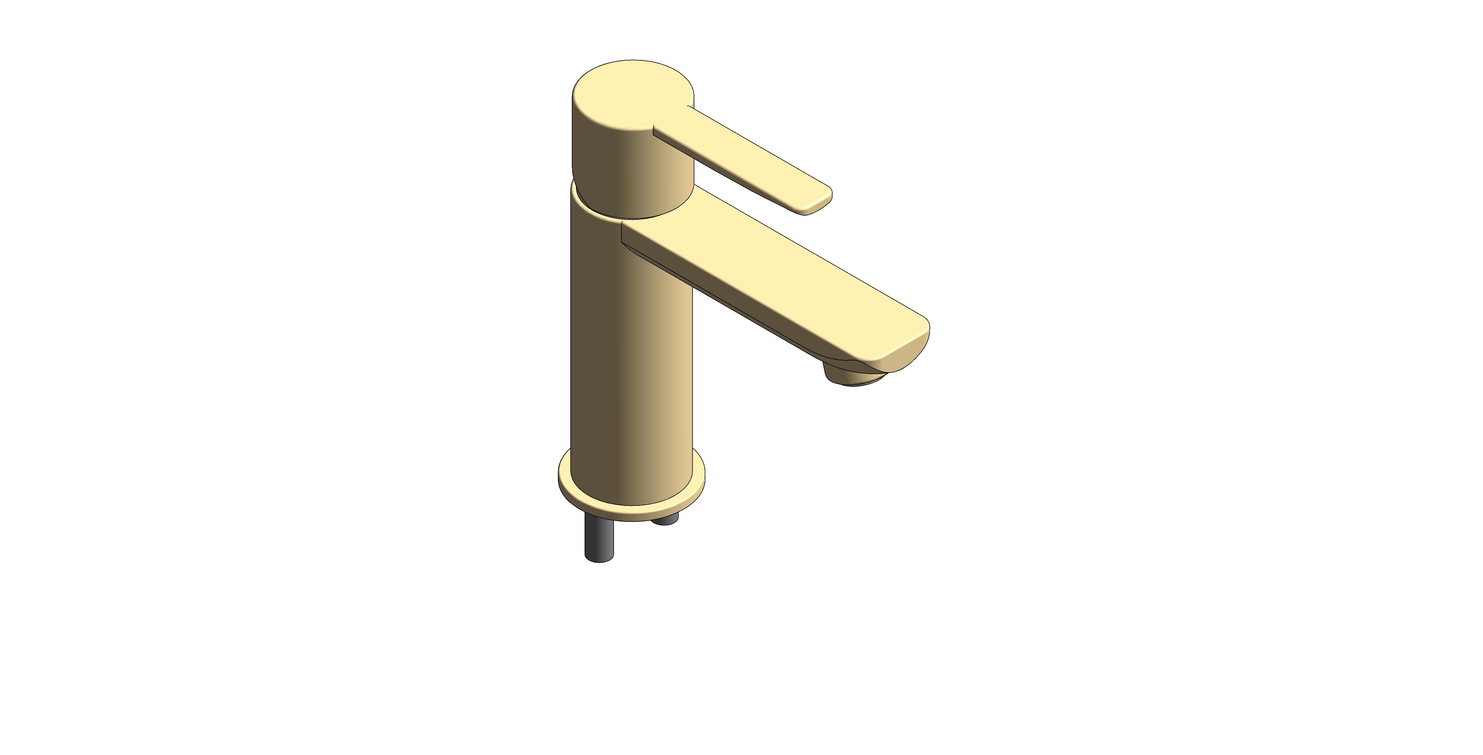 Product: LINEARE Single Lever Basin Mixer (23791GN1)