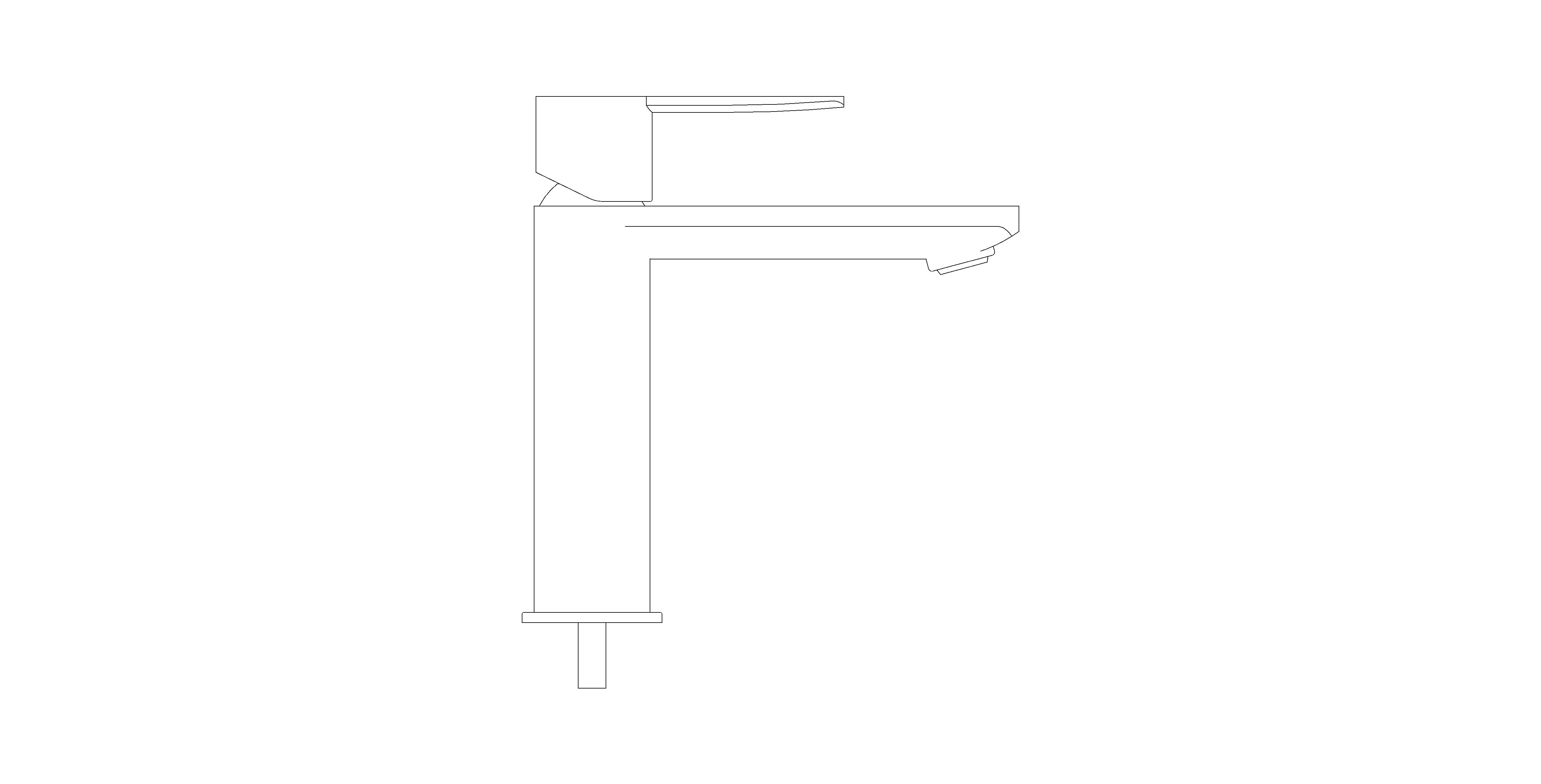 Product: LINEARE Single Lever Basin mixer (32114DL1)