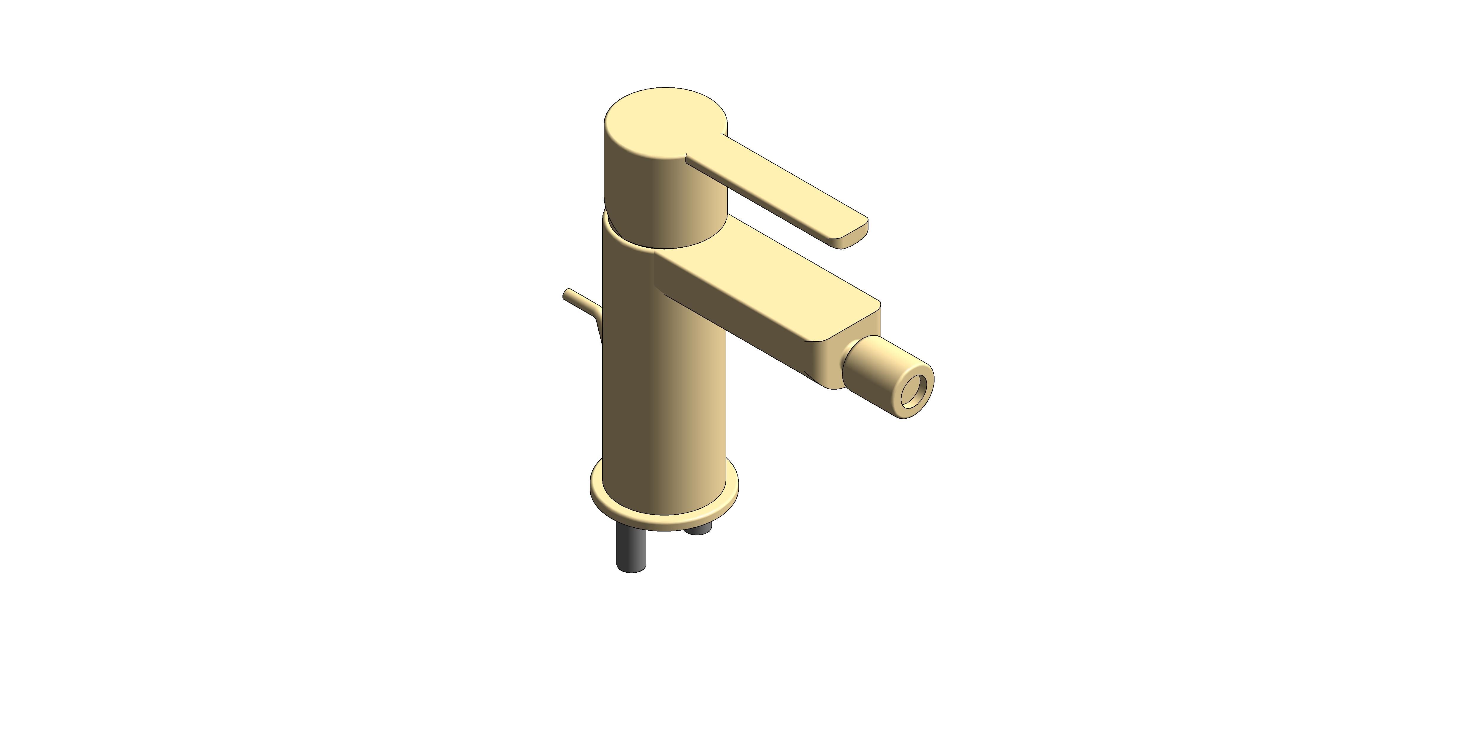 Product: LINEARE Single Lever Bidet Mixer (33848GN1)