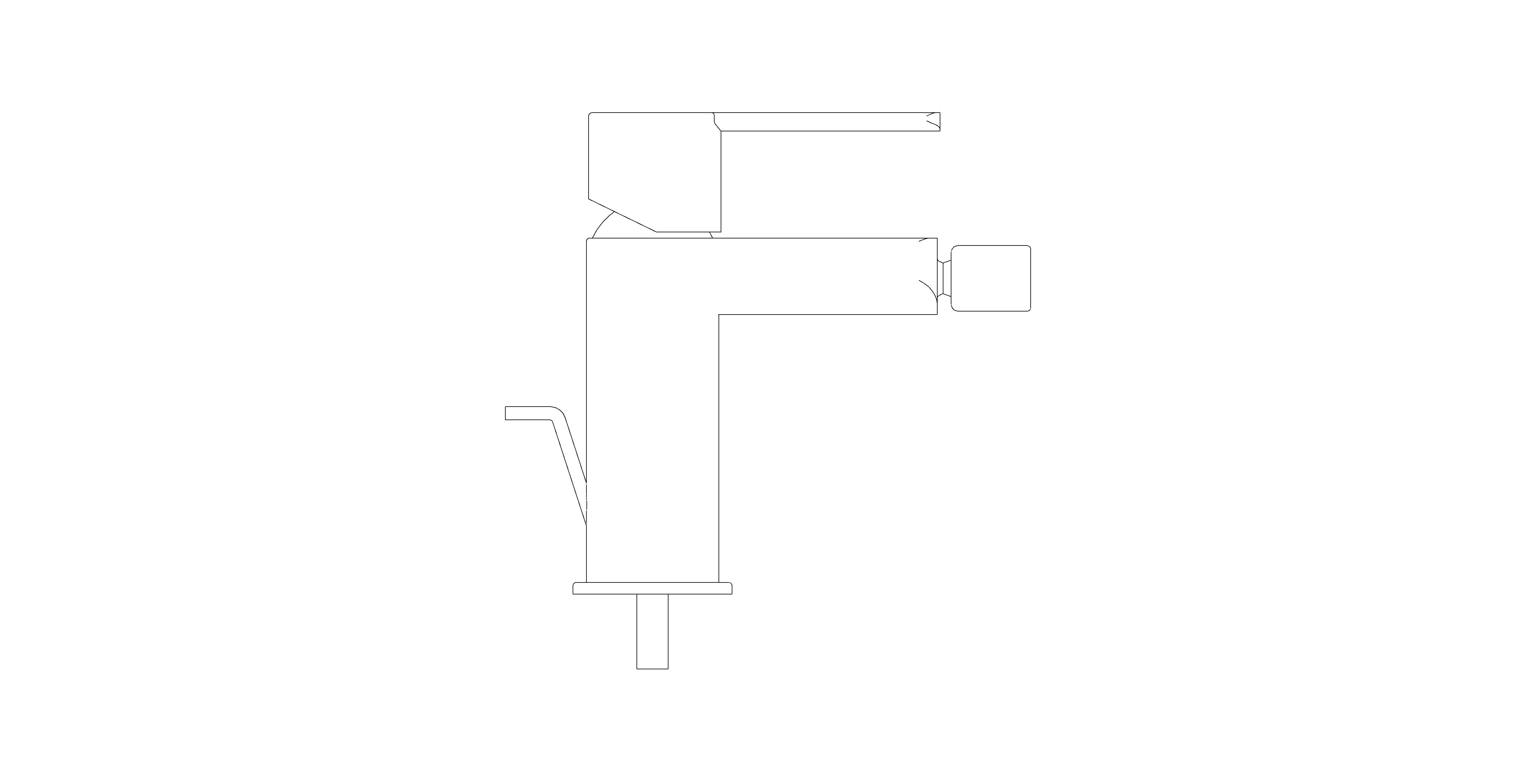 Product: LINEARE Single Lever Bidet Mixer (33848GN1)