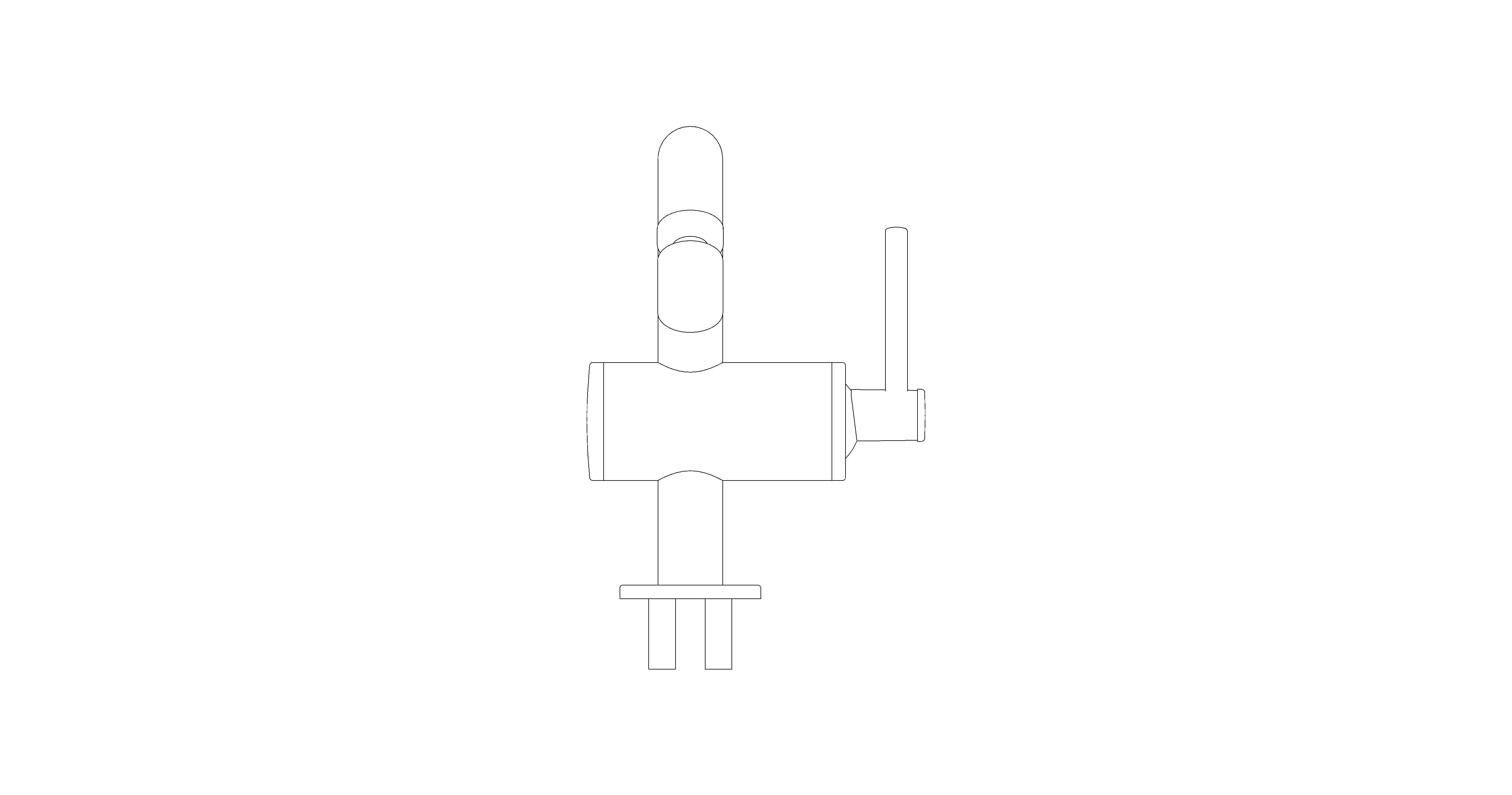 Product: ATRIO BIDET MIXER 1/2″ (24364GL0)