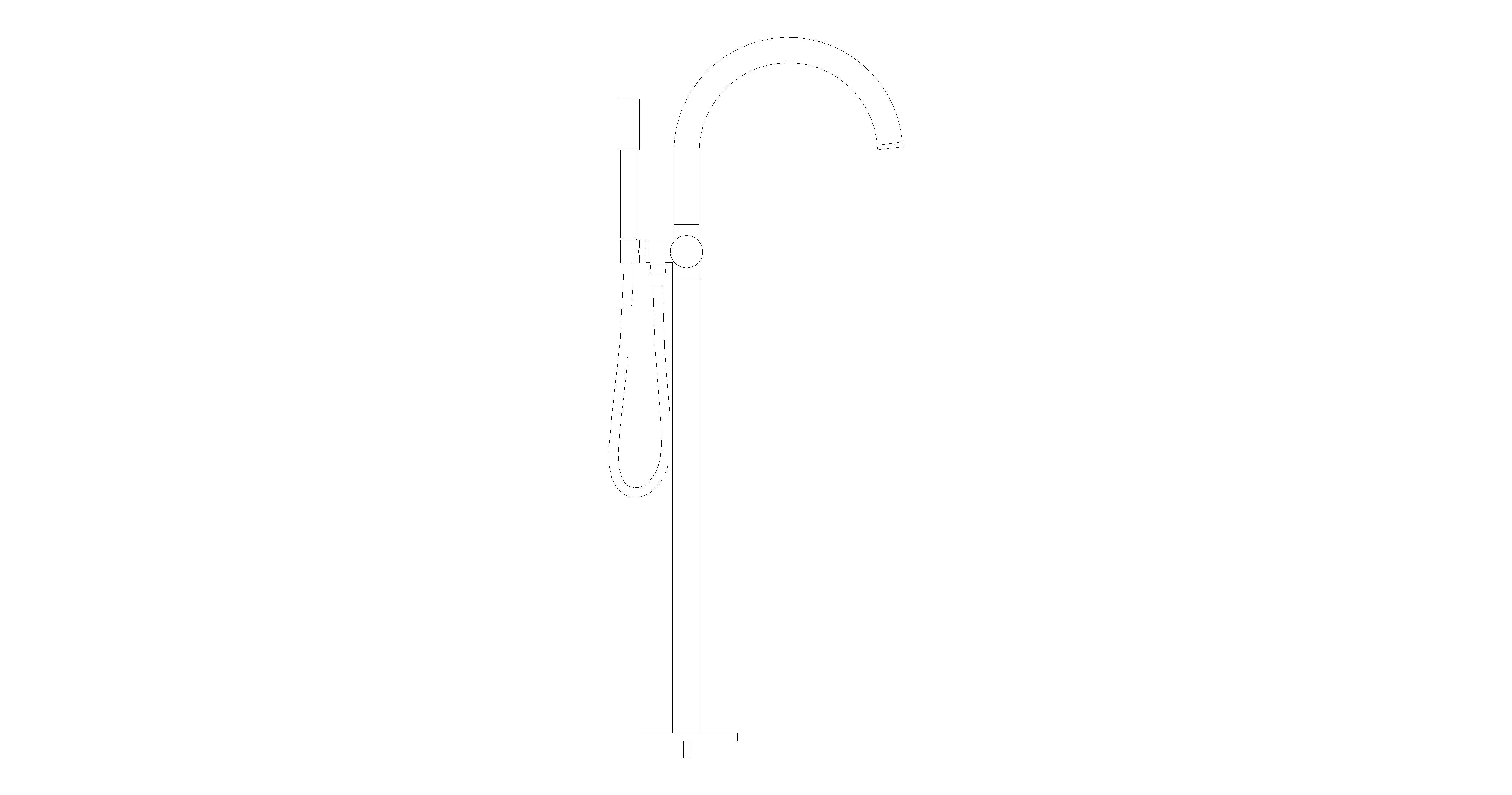 Product: ATRIO Single-lever bath mixer, floor mounted (24368EN0)